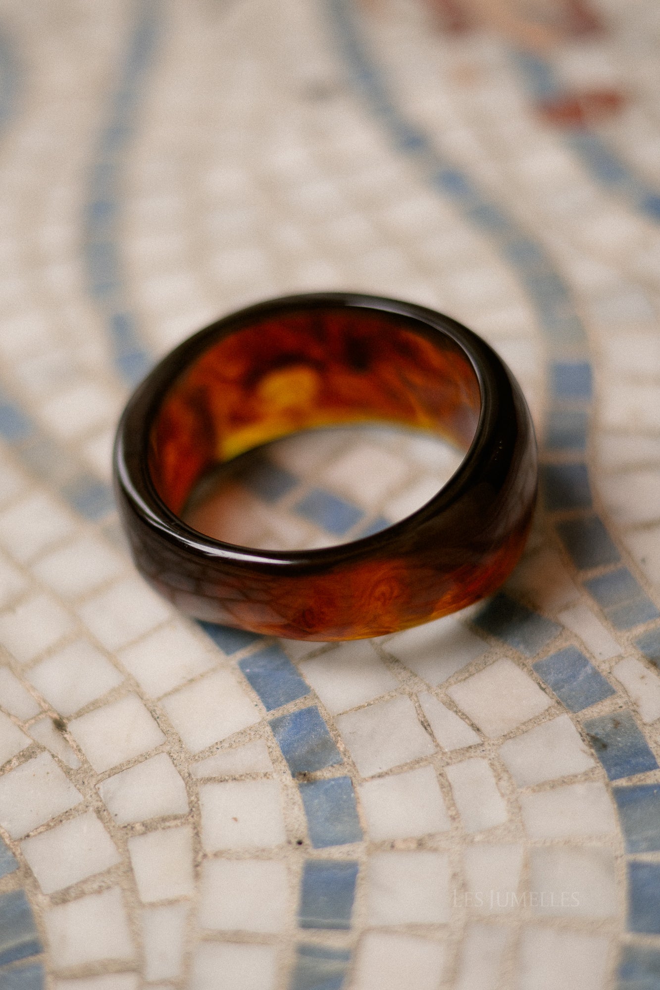 Acrylic bangle brown