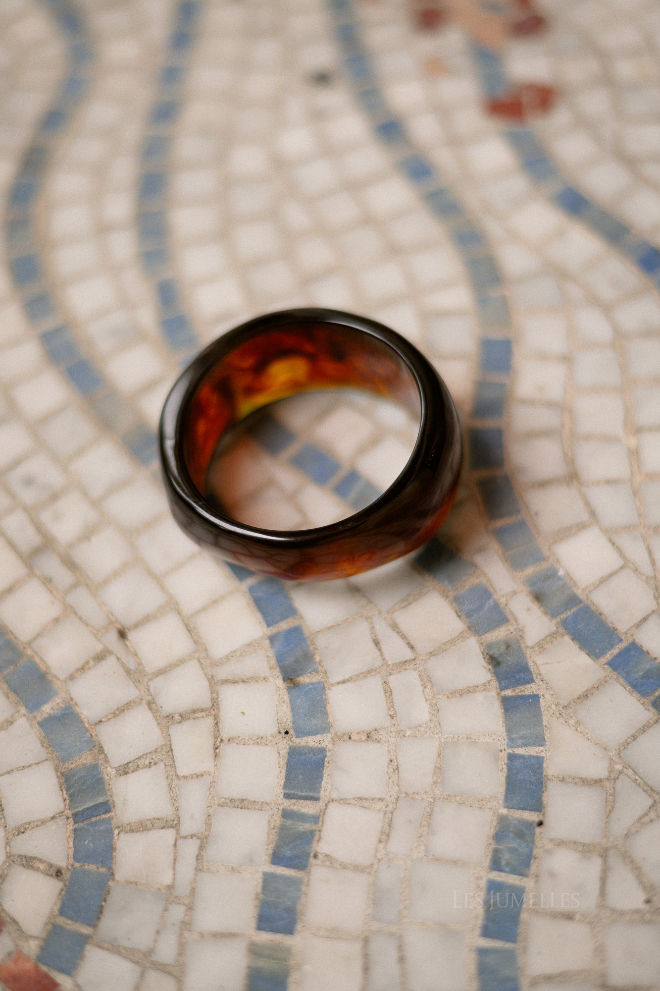 Acrylic bangle brown