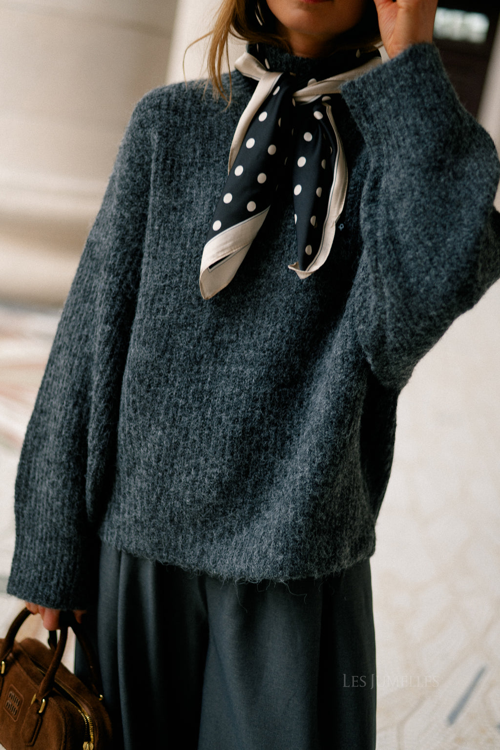 Beth jumper grey melange