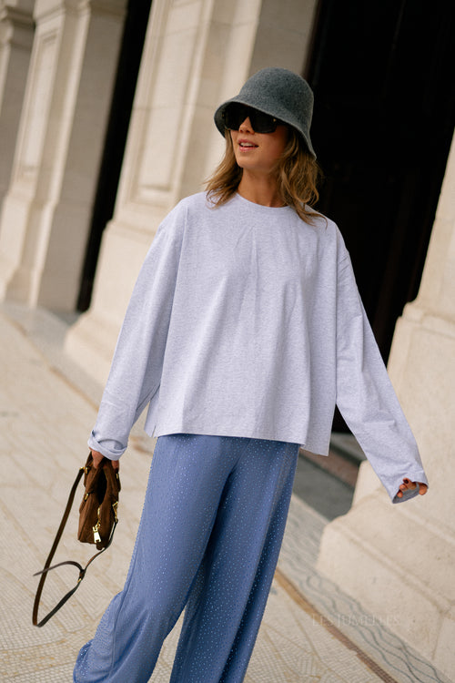 Gloria longsleeve light grey