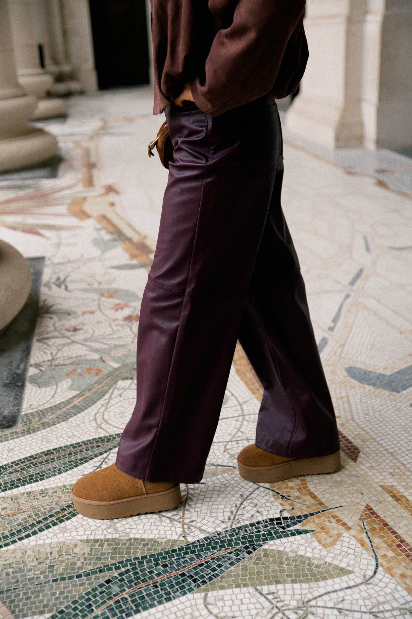 VIAnnie RW pants coated fig