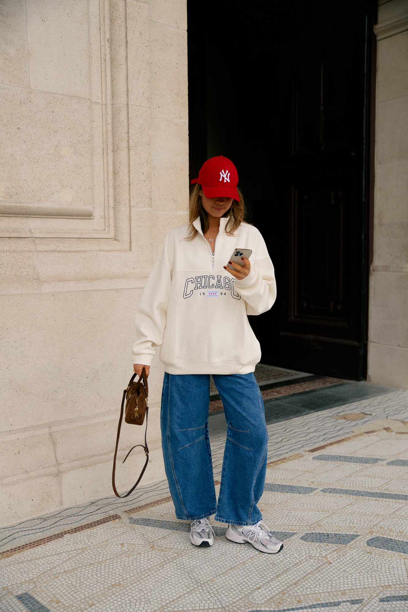Audrey barrel jeans blue
