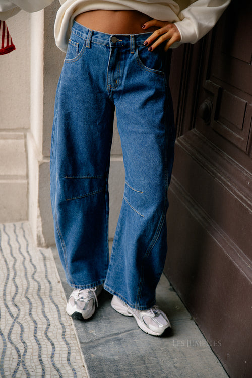 Audrey barrel jeans blue