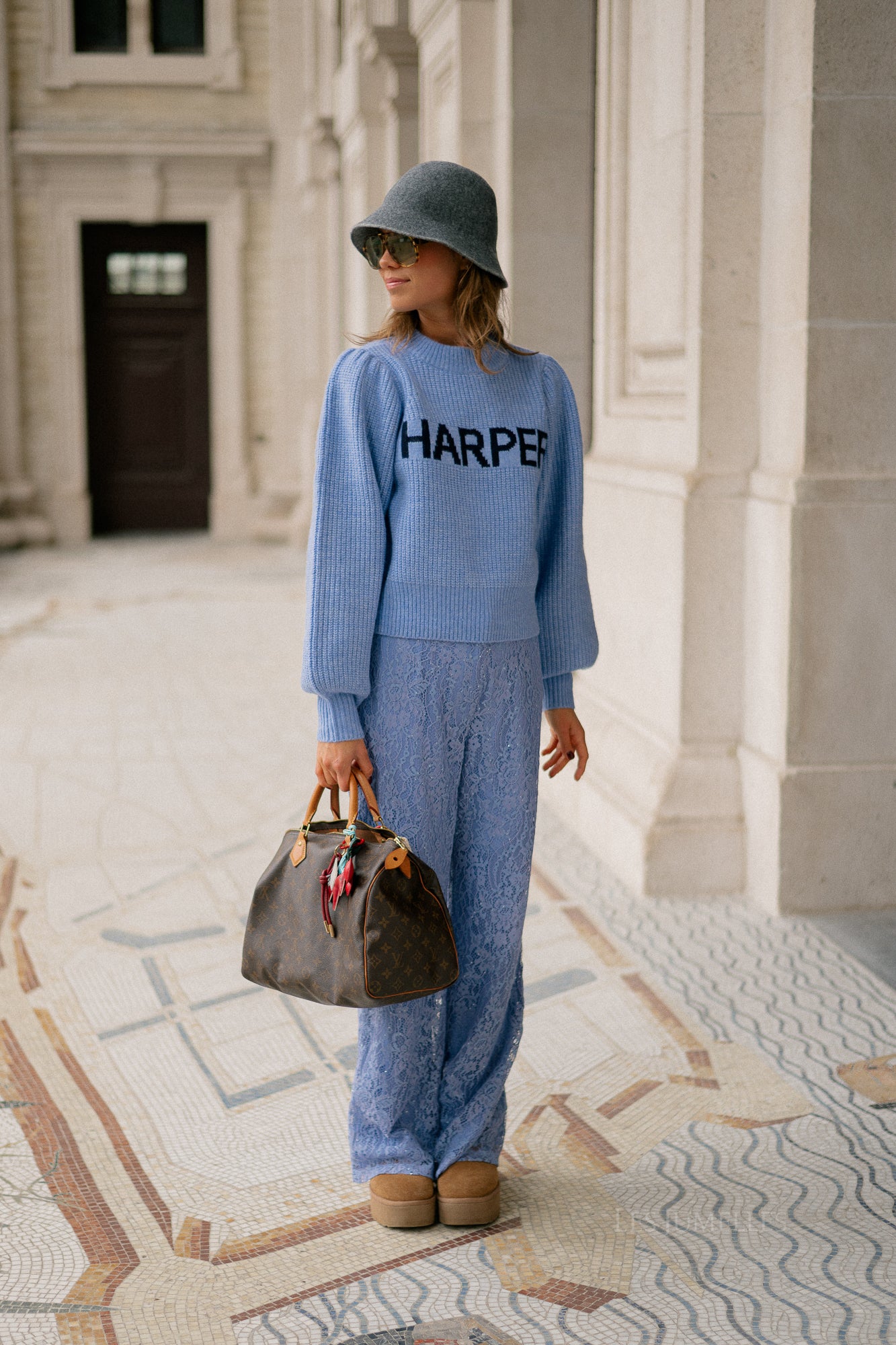 Lysanne jumper icy blue