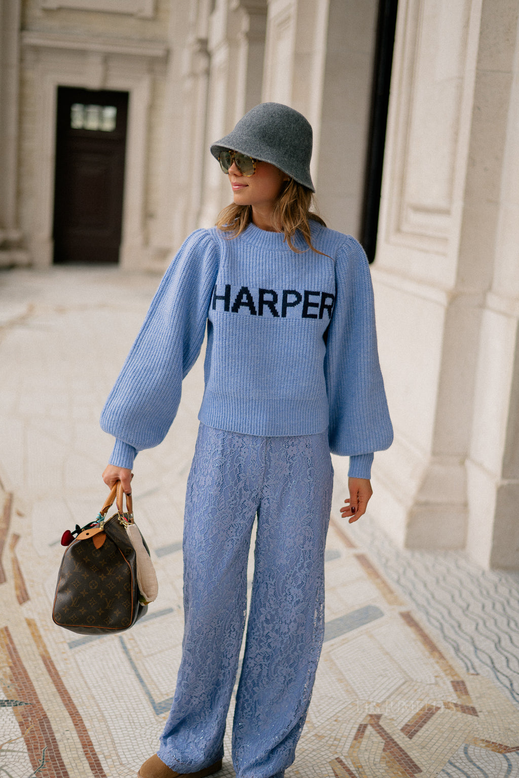 Lysanne jumper icy blue