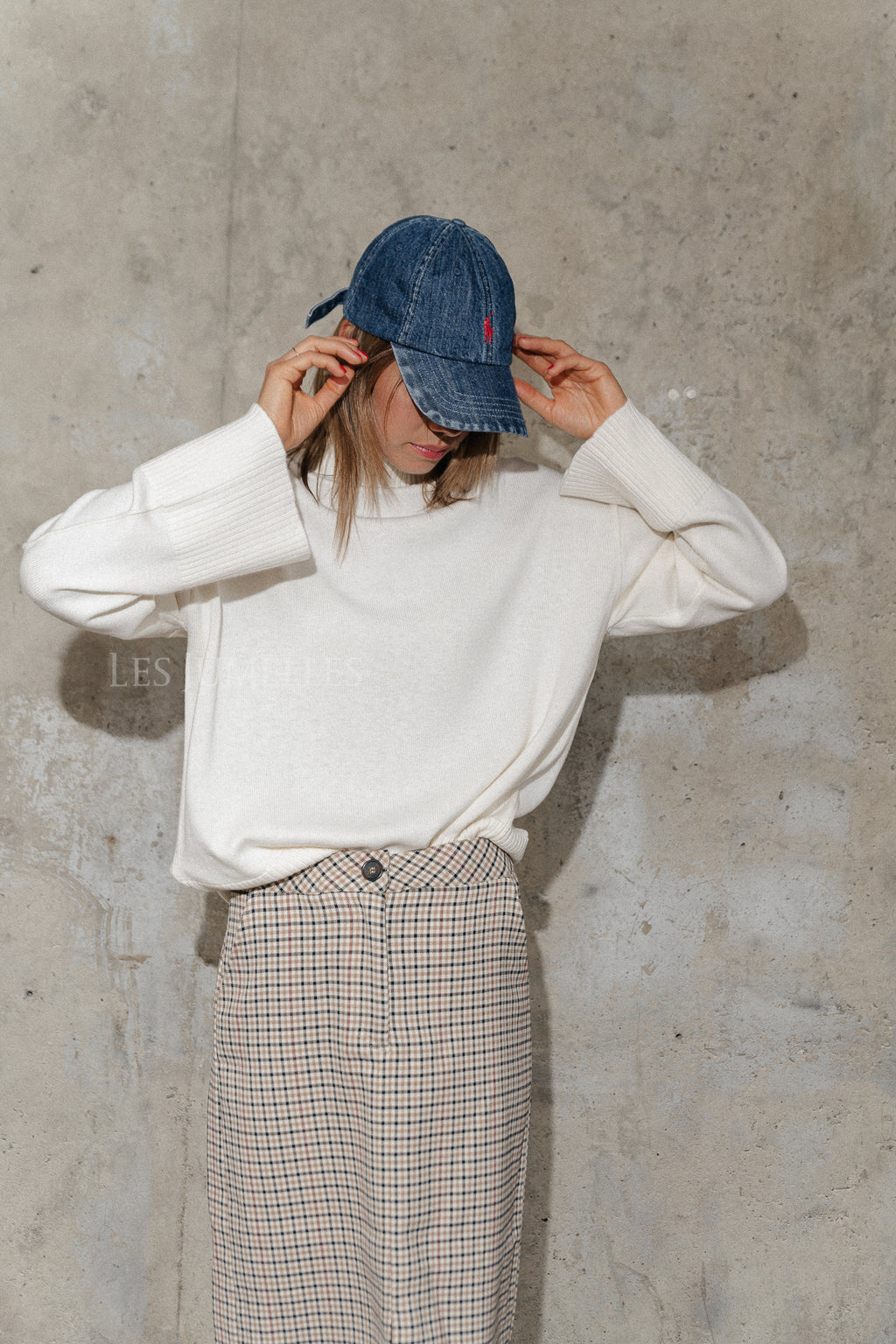 Pull en maille à manches longues YasBabette étoile blanc