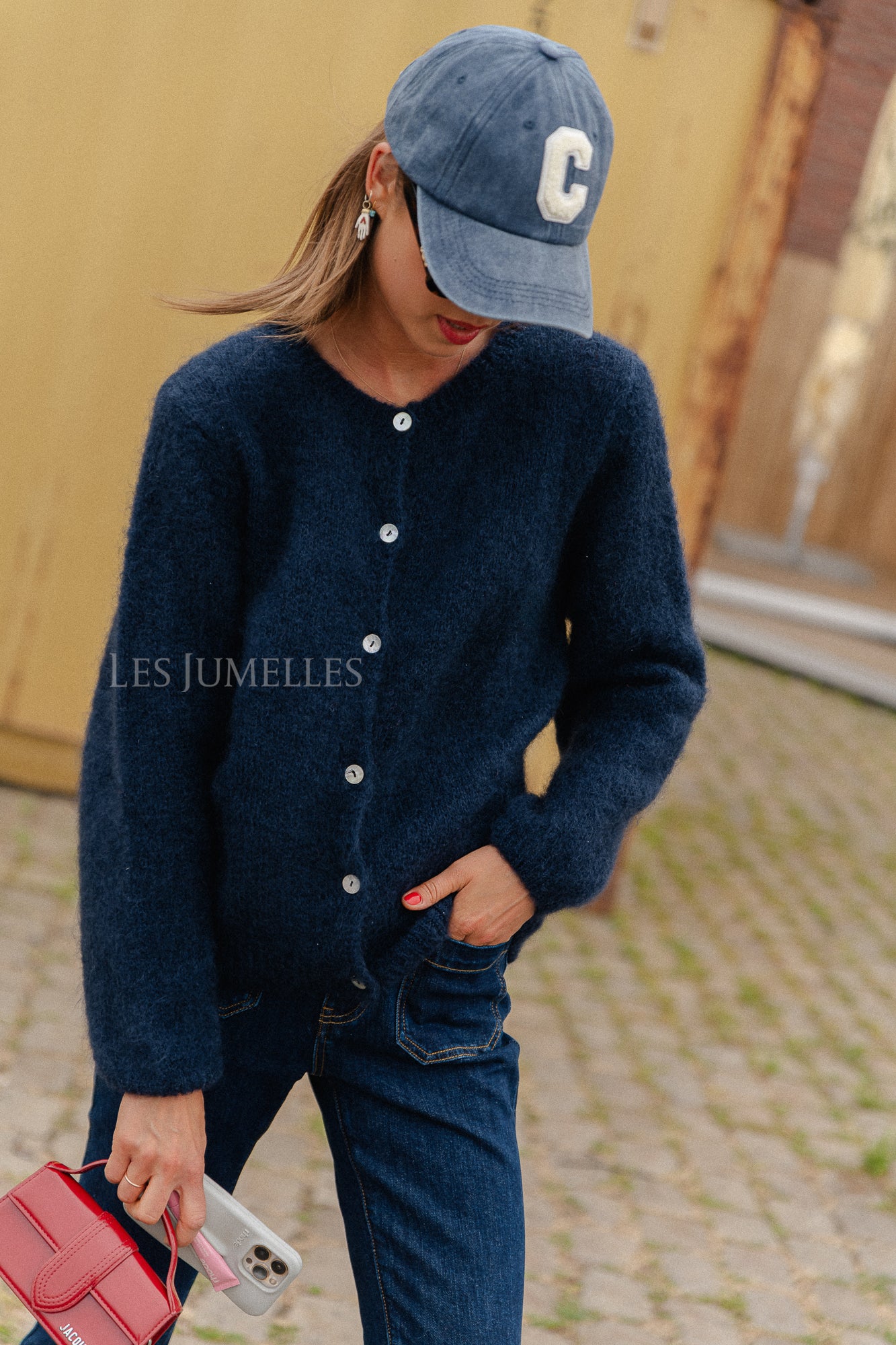 Charlie cardigan marineblauw