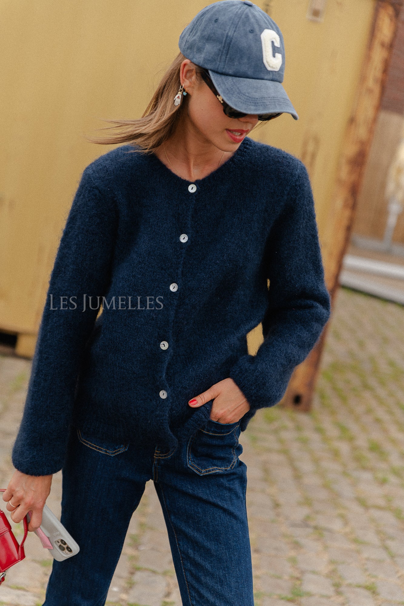 Charlie cardigan marineblauw