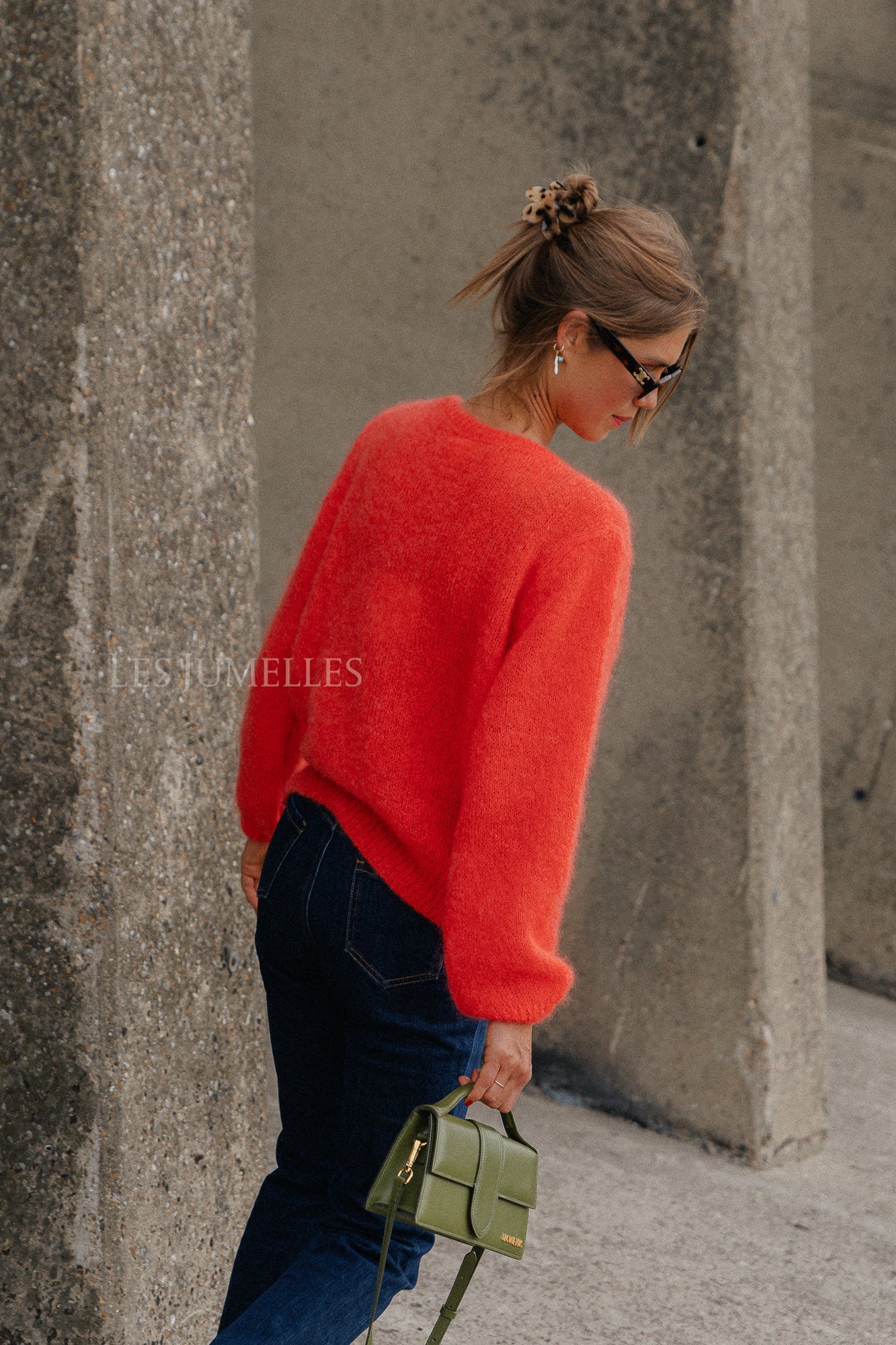 Charlie cardigan hot coral