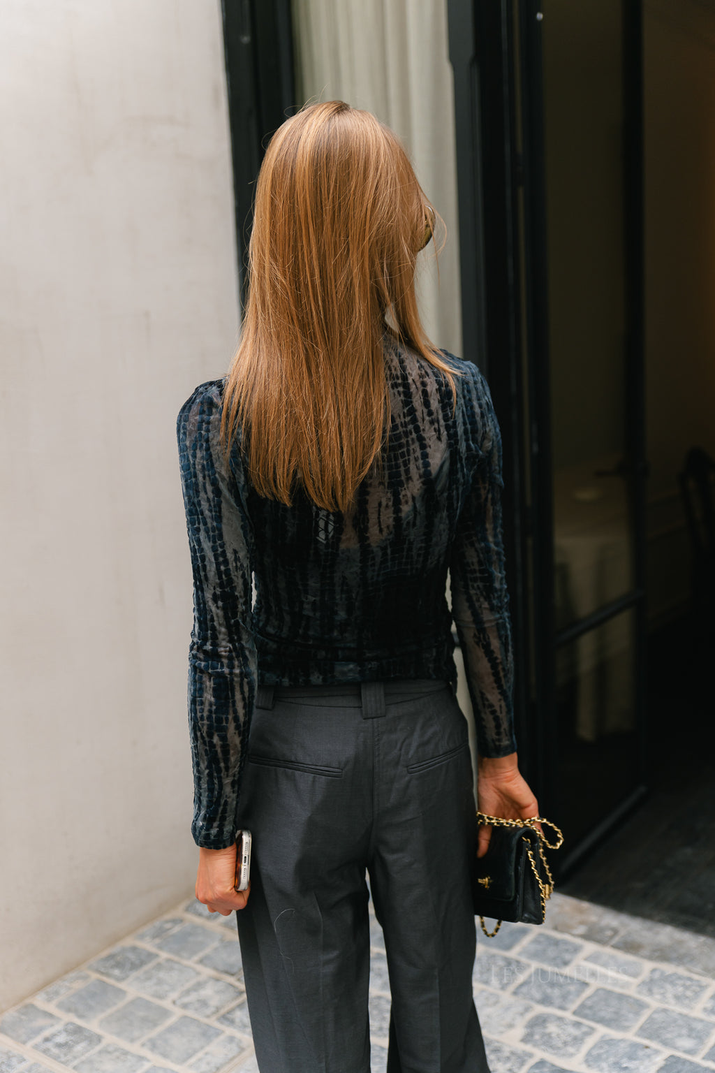 ROUAsra L/S mock neck top meteorite