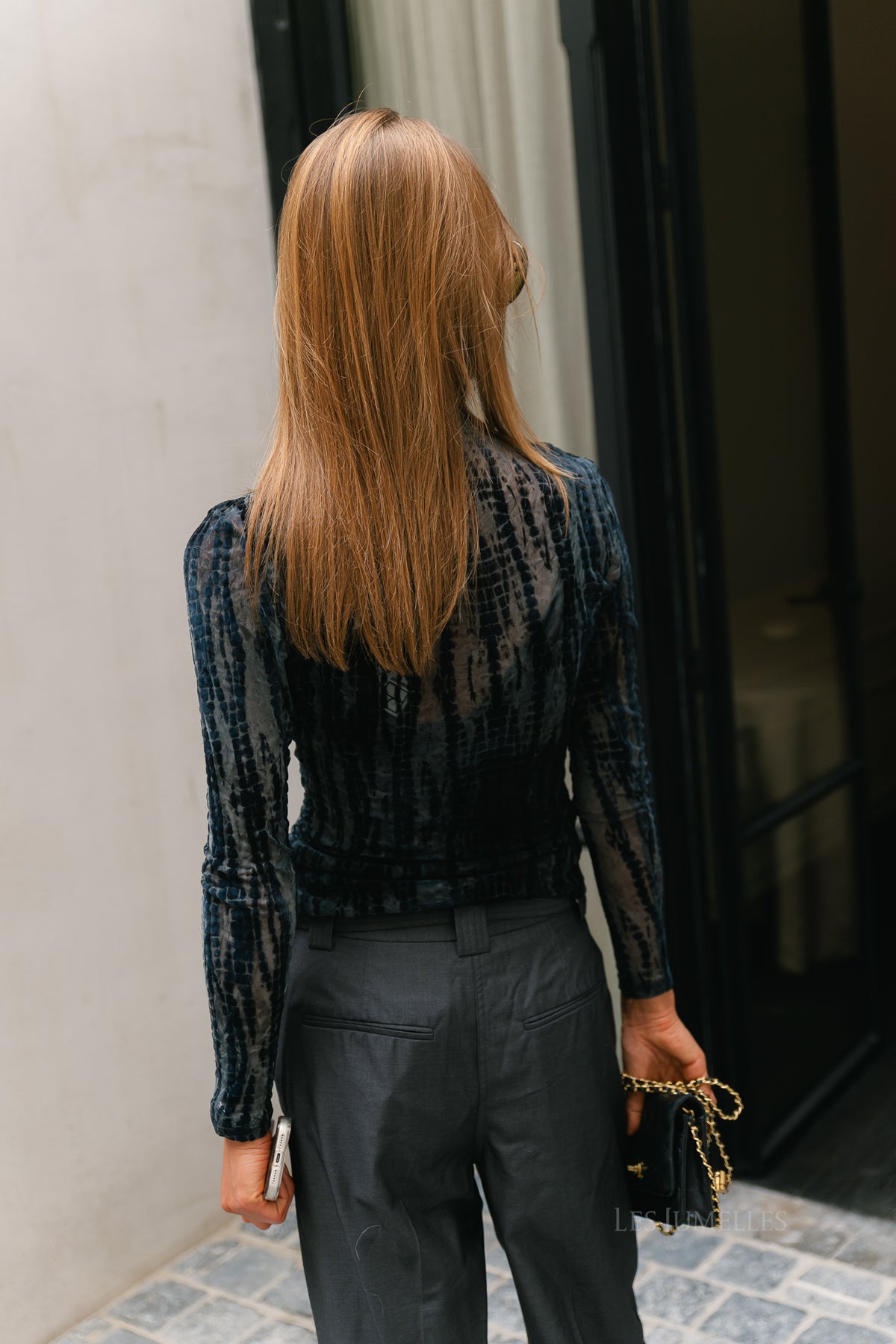 ROUAsra L/S mock neck top meteorite