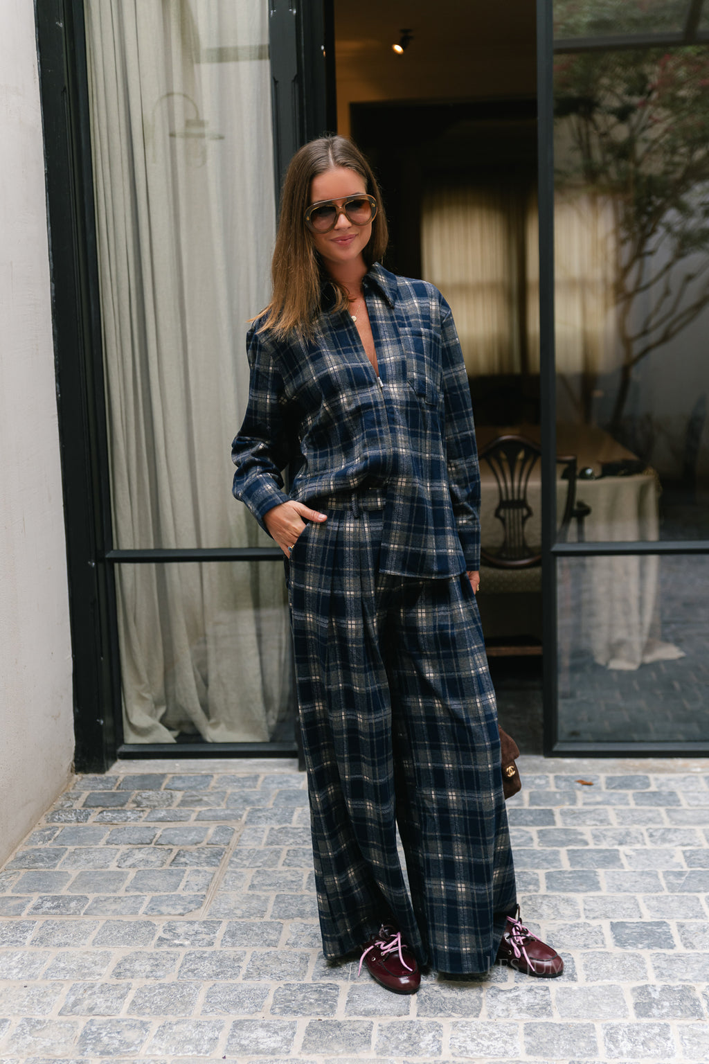 OBJThelma wide pant sky captain