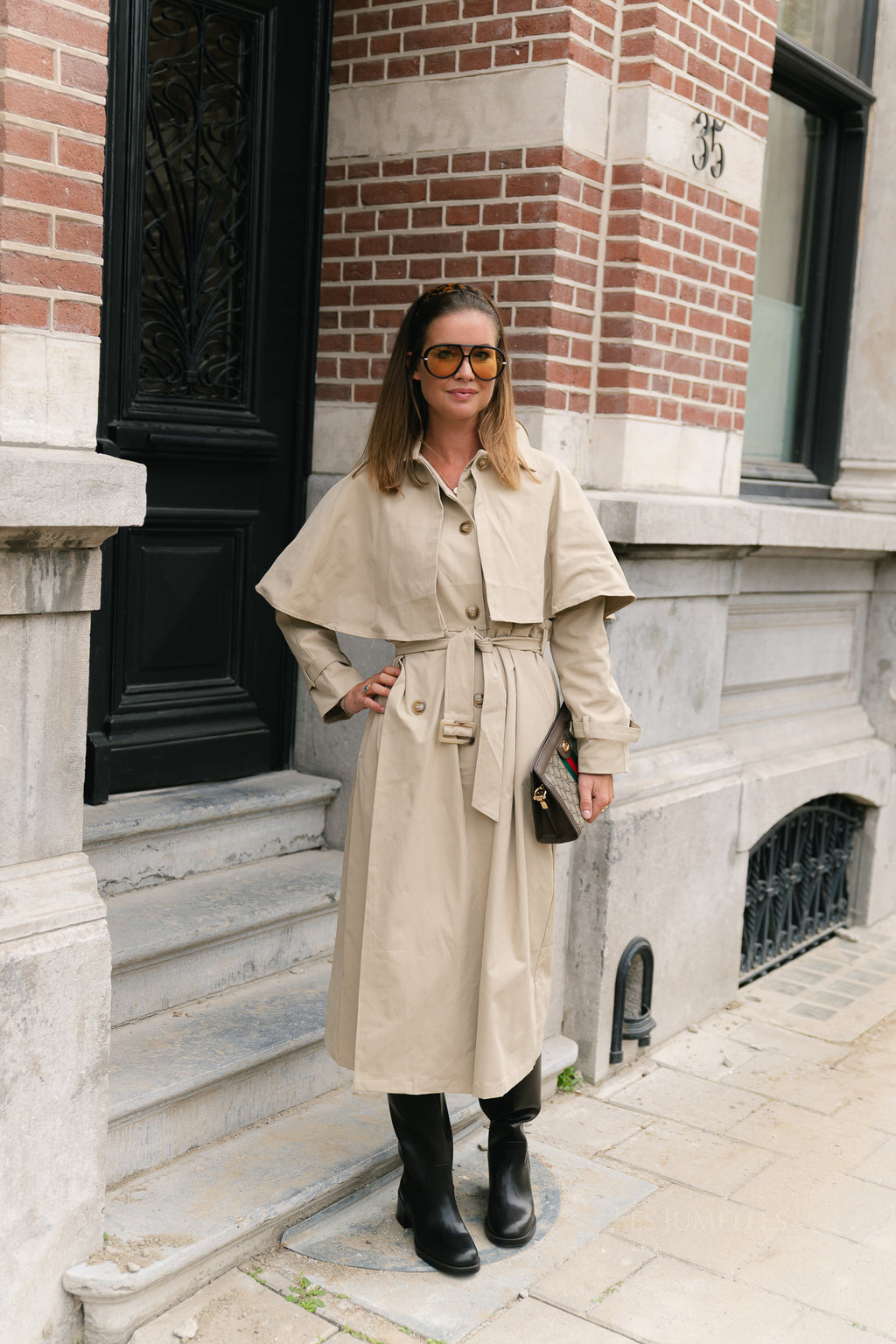 Esmay trenchcoat beige