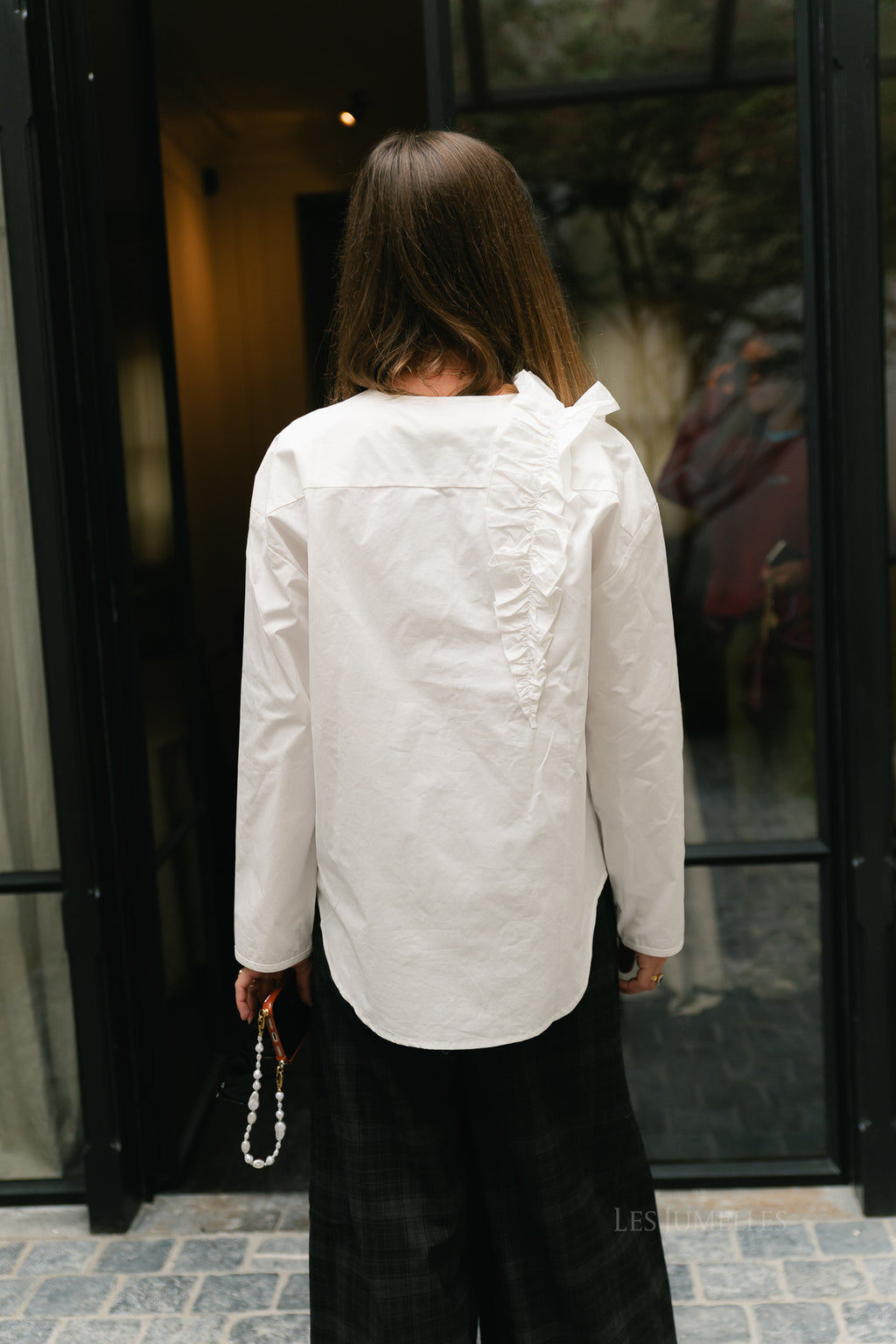 OBJMuni L/S shirt cloud dancer