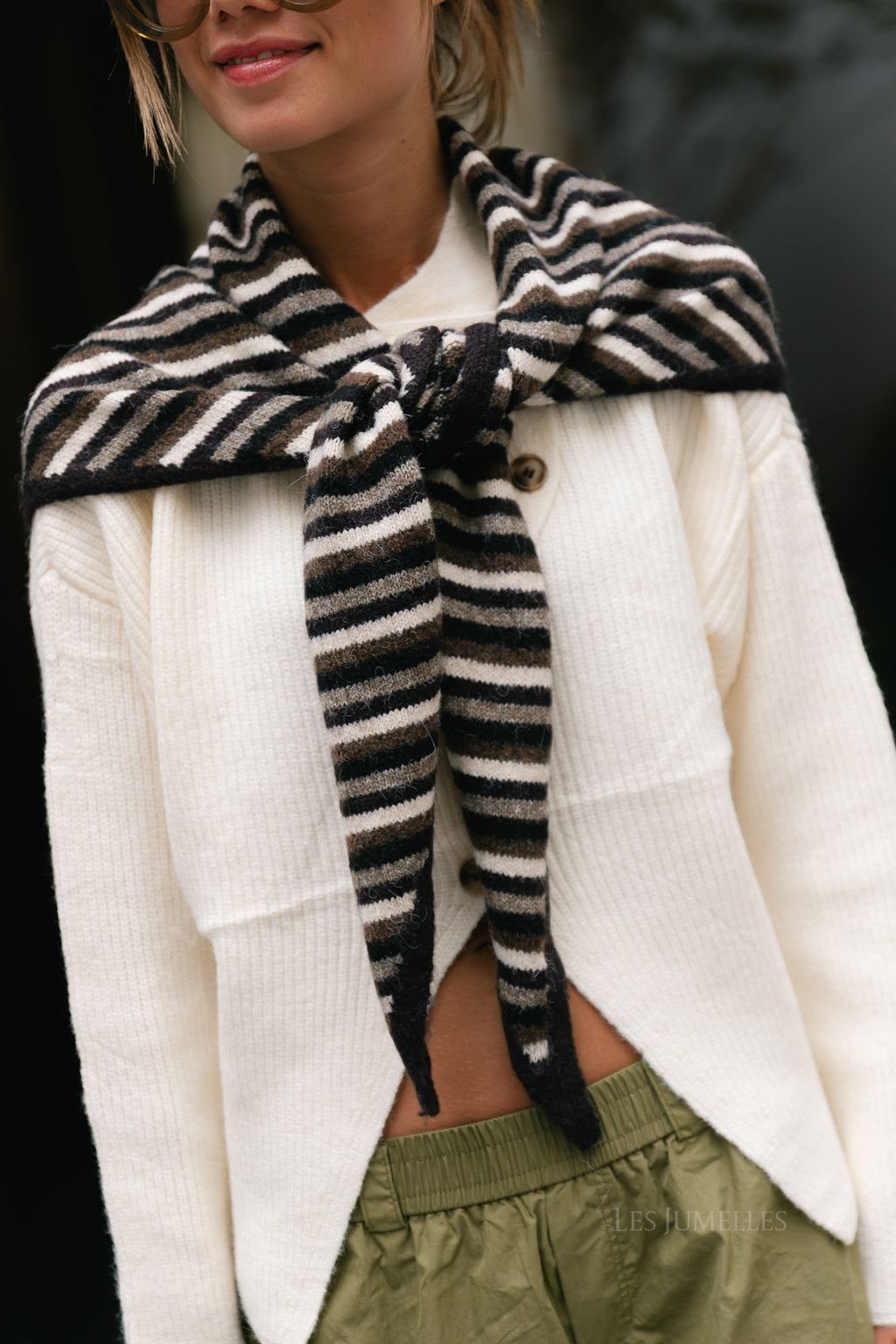 PCAda scarf hot fudge/multi