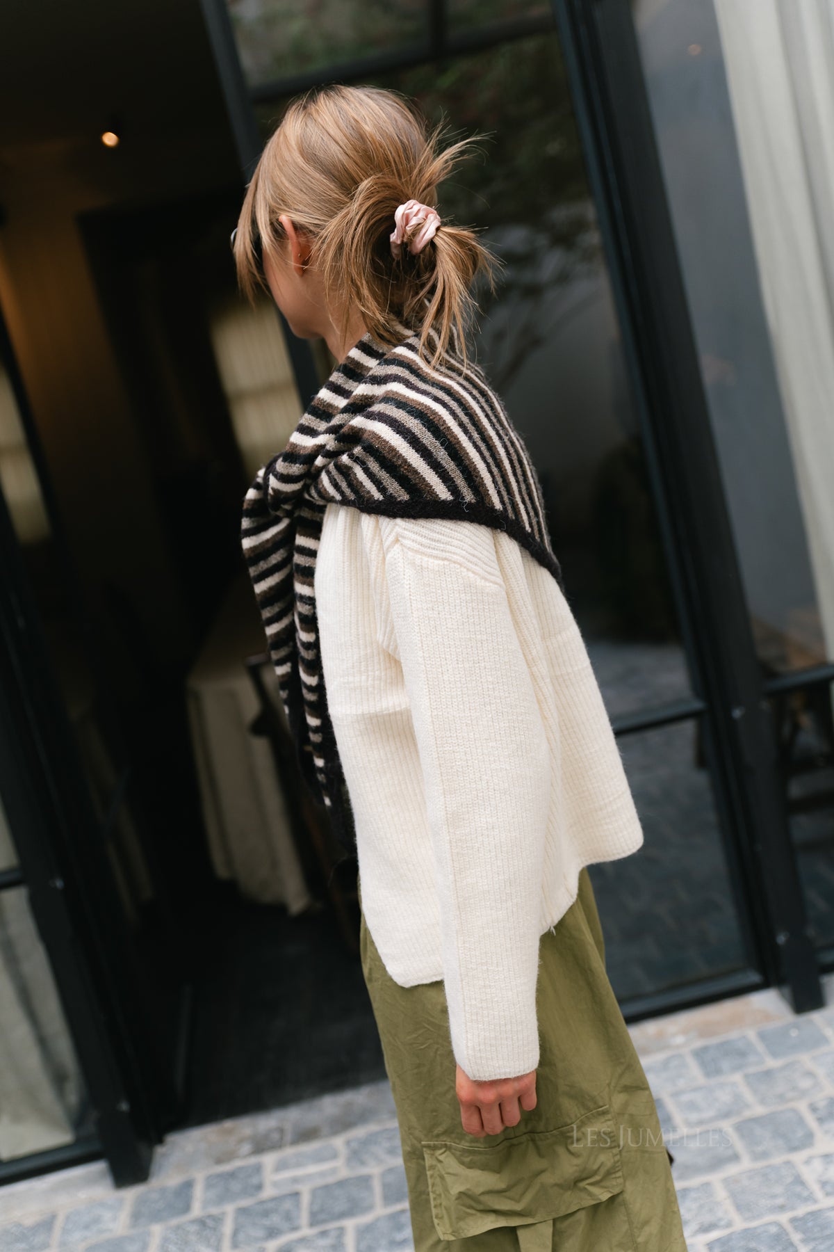 PCAda scarf hot fudge/multi
