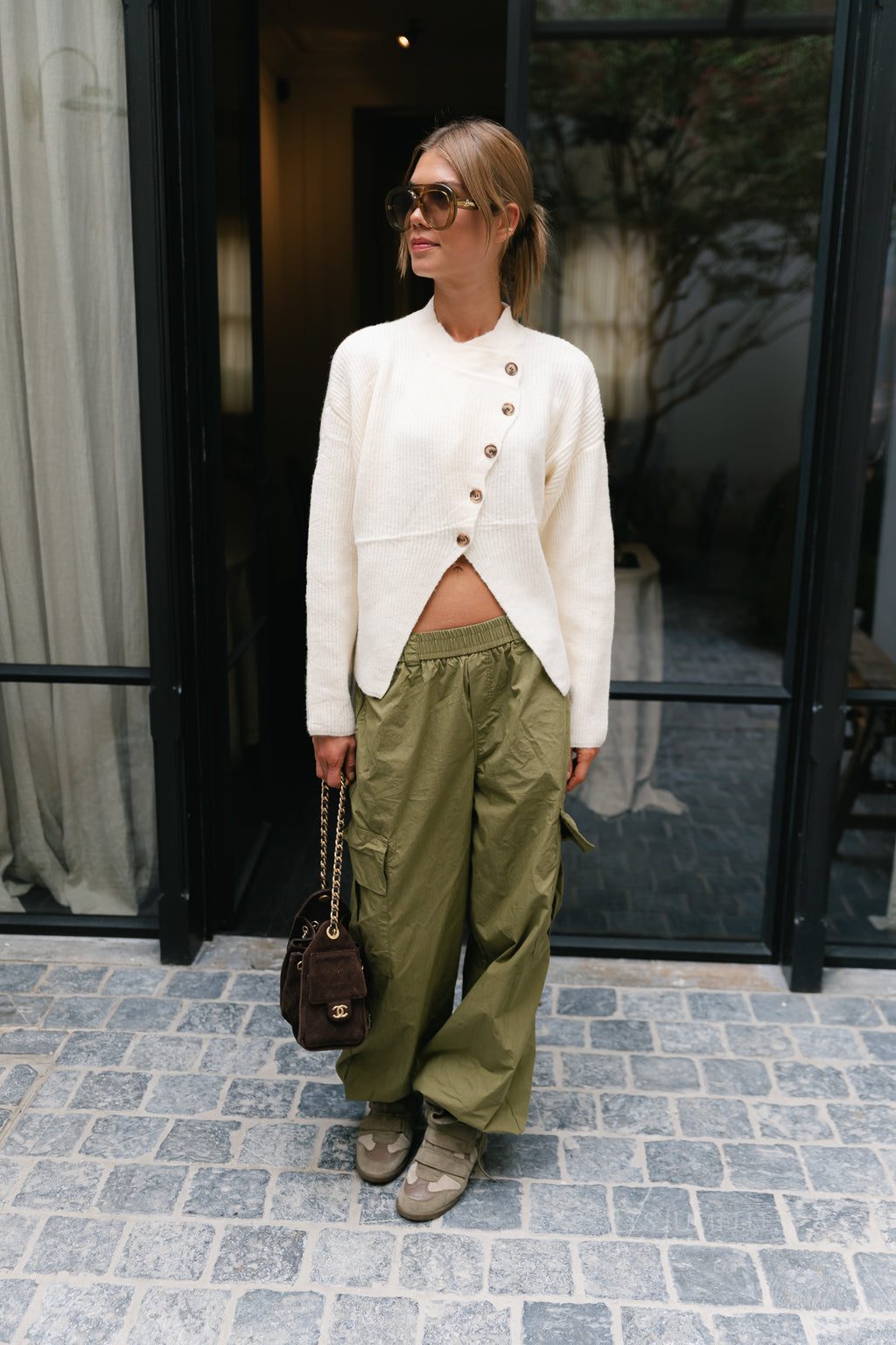 Apolline LS knitted jumper cream