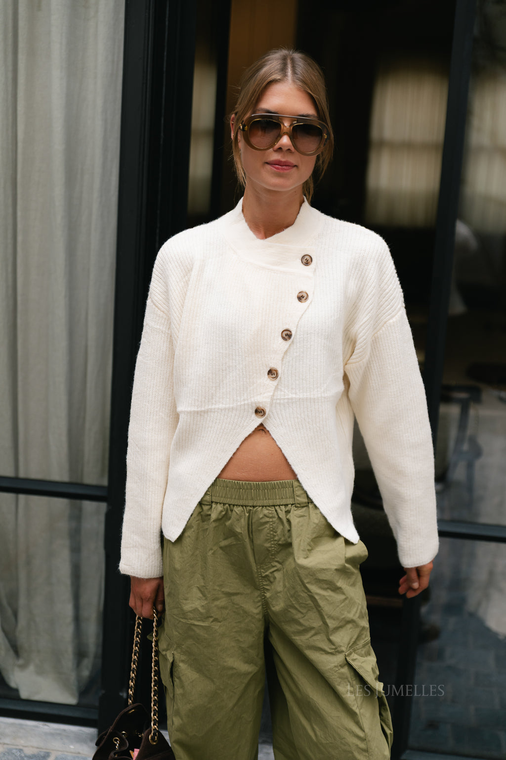 Apolline LS knitted jumper cream