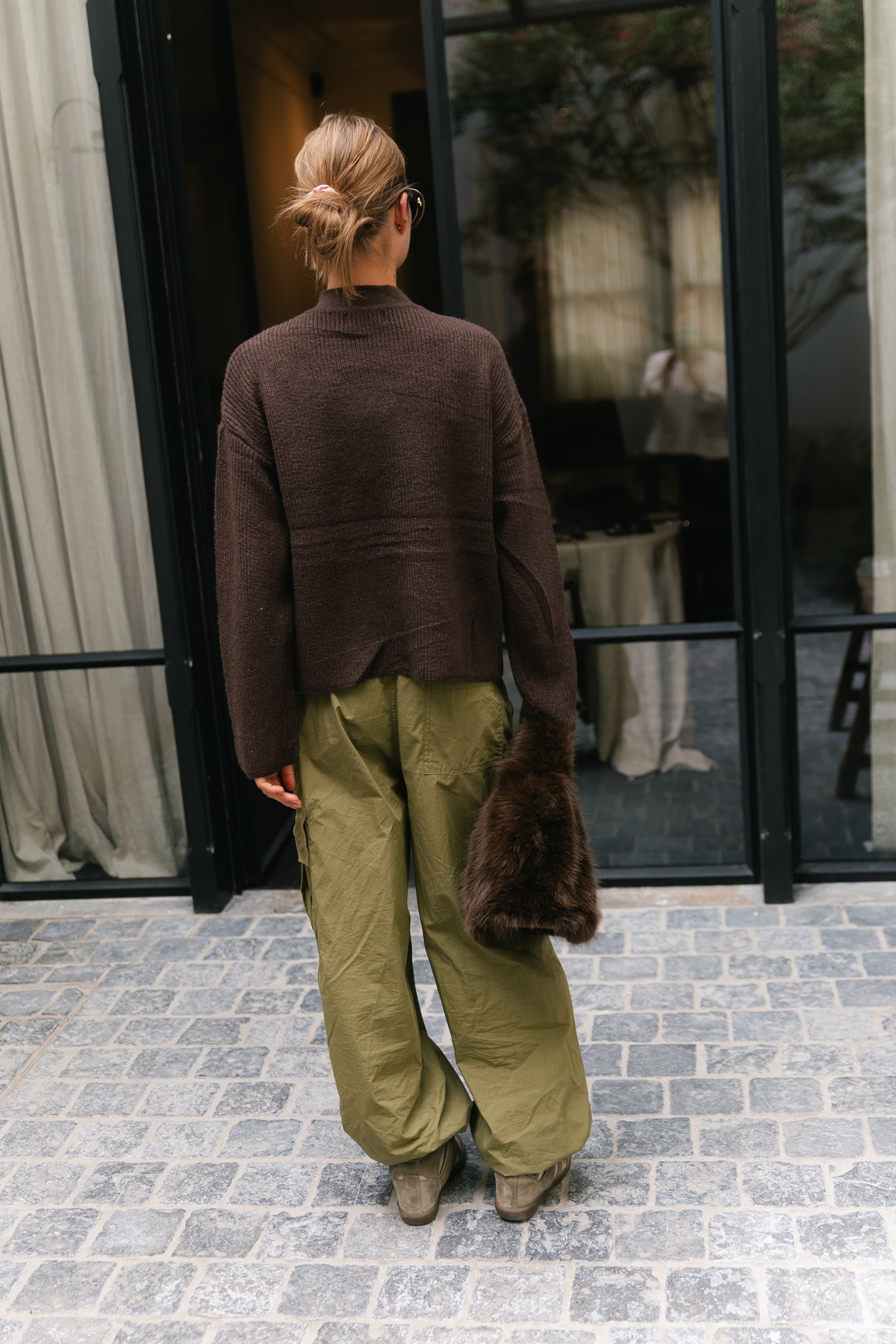 Apolline LS knitted jumper hot chocolate