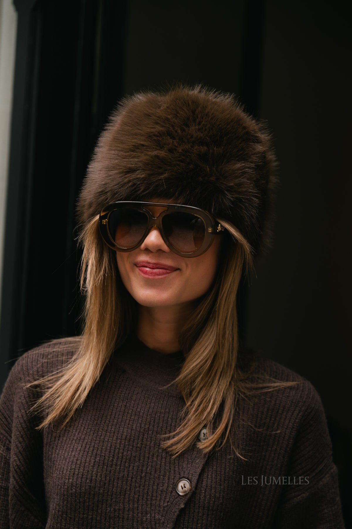 VIMolly pillbox hat coffee bean