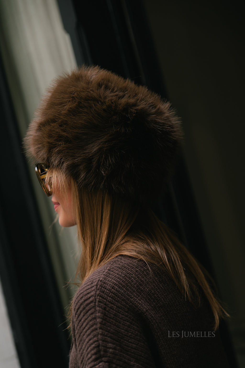 VIMolly pillbox hat coffee bean