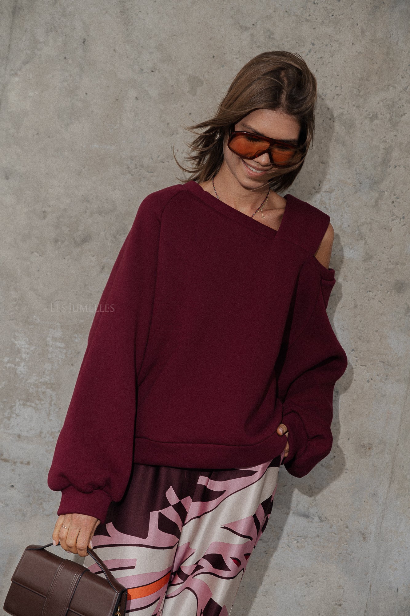 Kyoto sweater burgundy