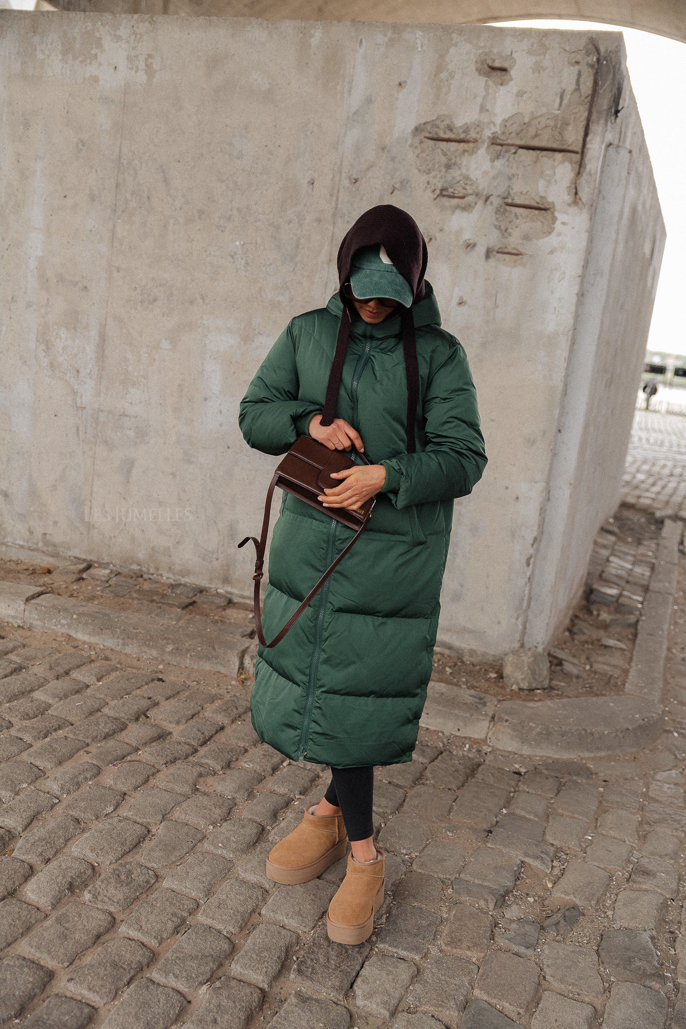 YASIrima LS long down coat sycamore