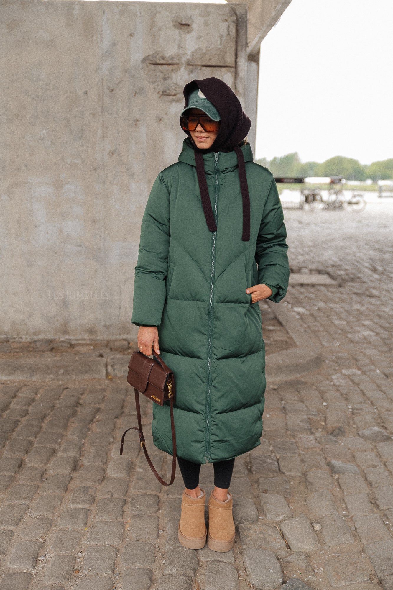 YASIrima LS long down coat sycamore