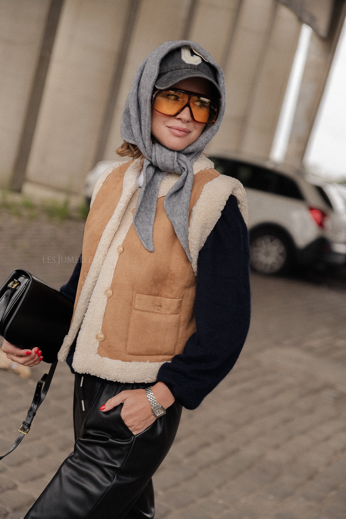 Gilet Dido camel