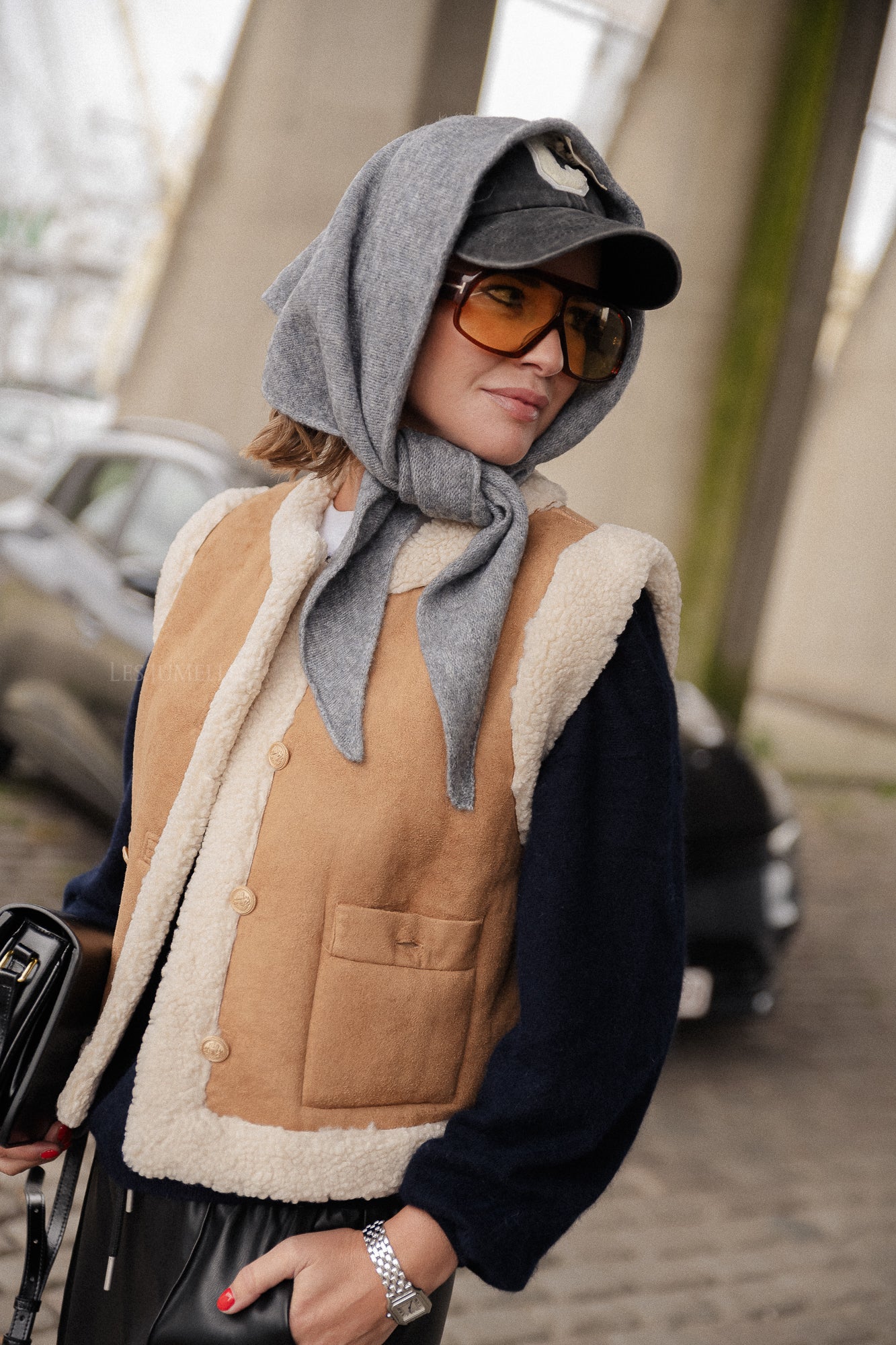 Gilet Dido camel