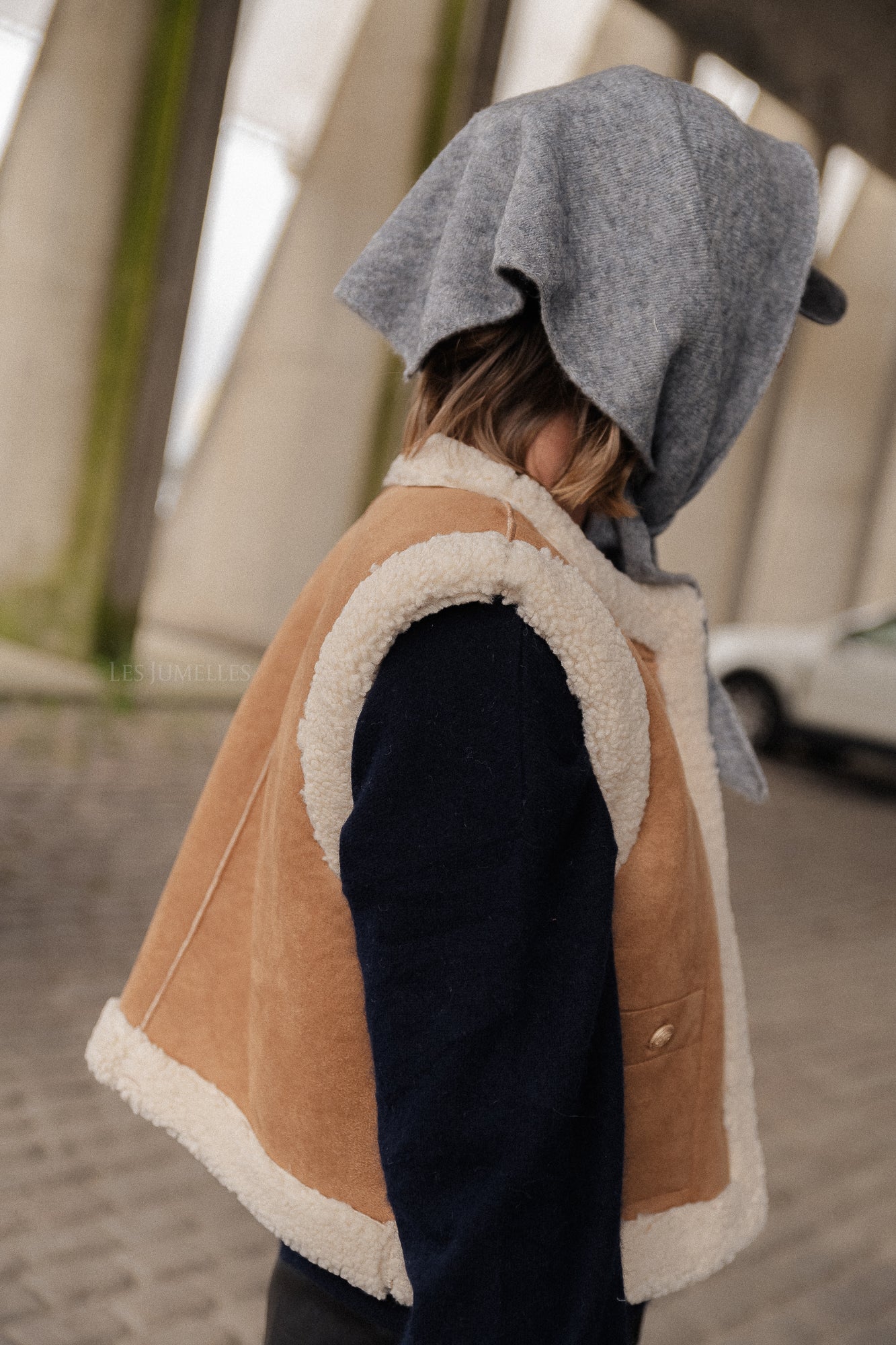 Gilet Dido camel