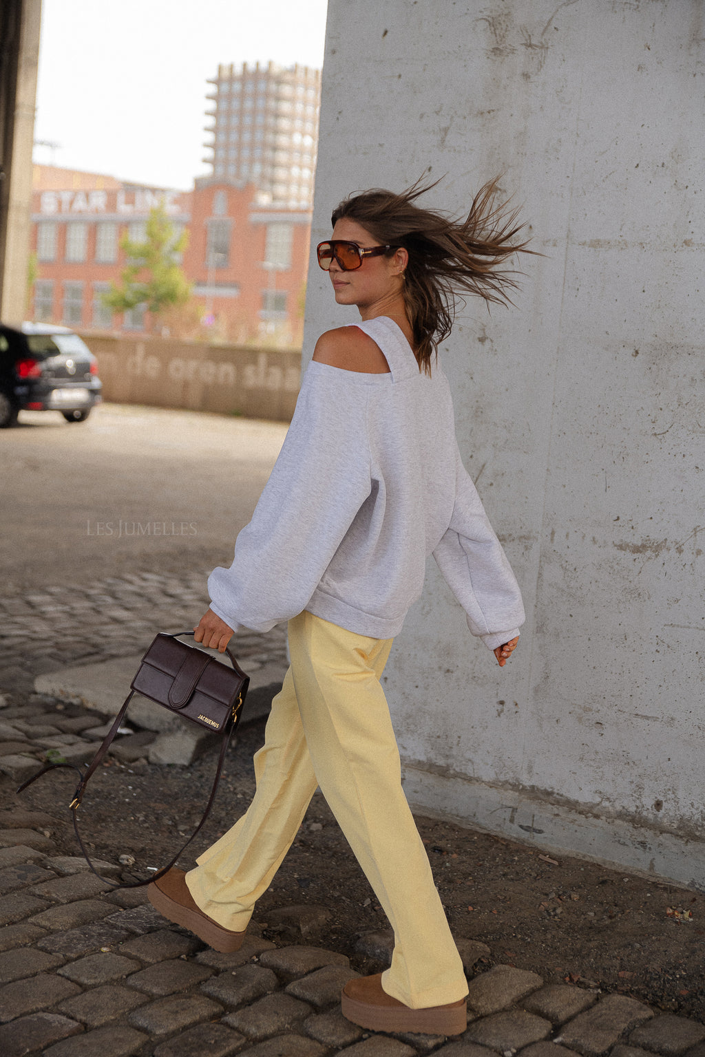 Nia broek geel
