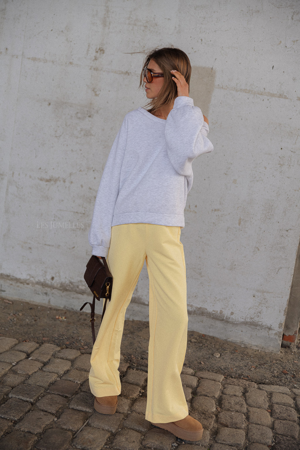 Nia broek geel