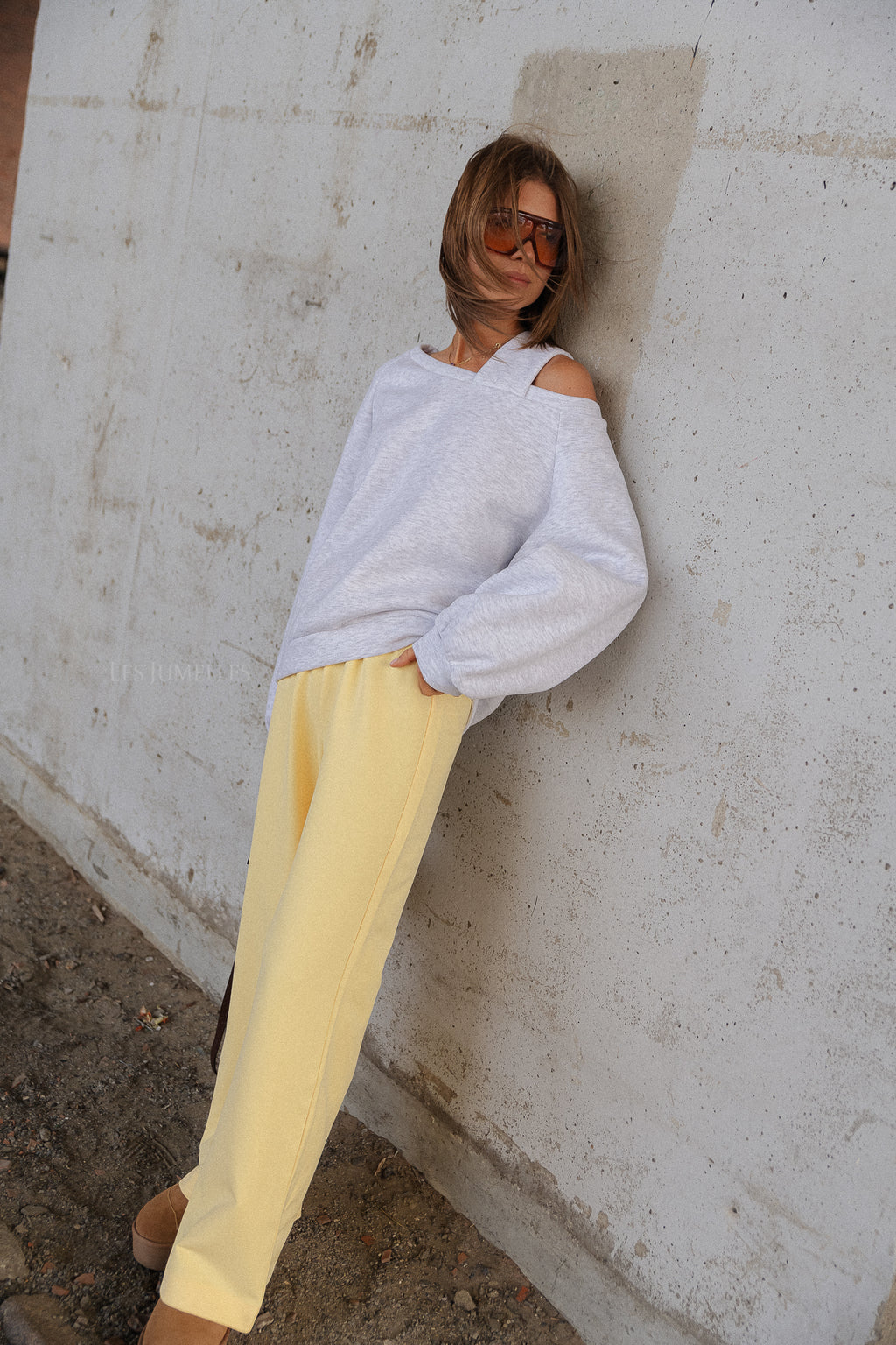 Nia broek geel