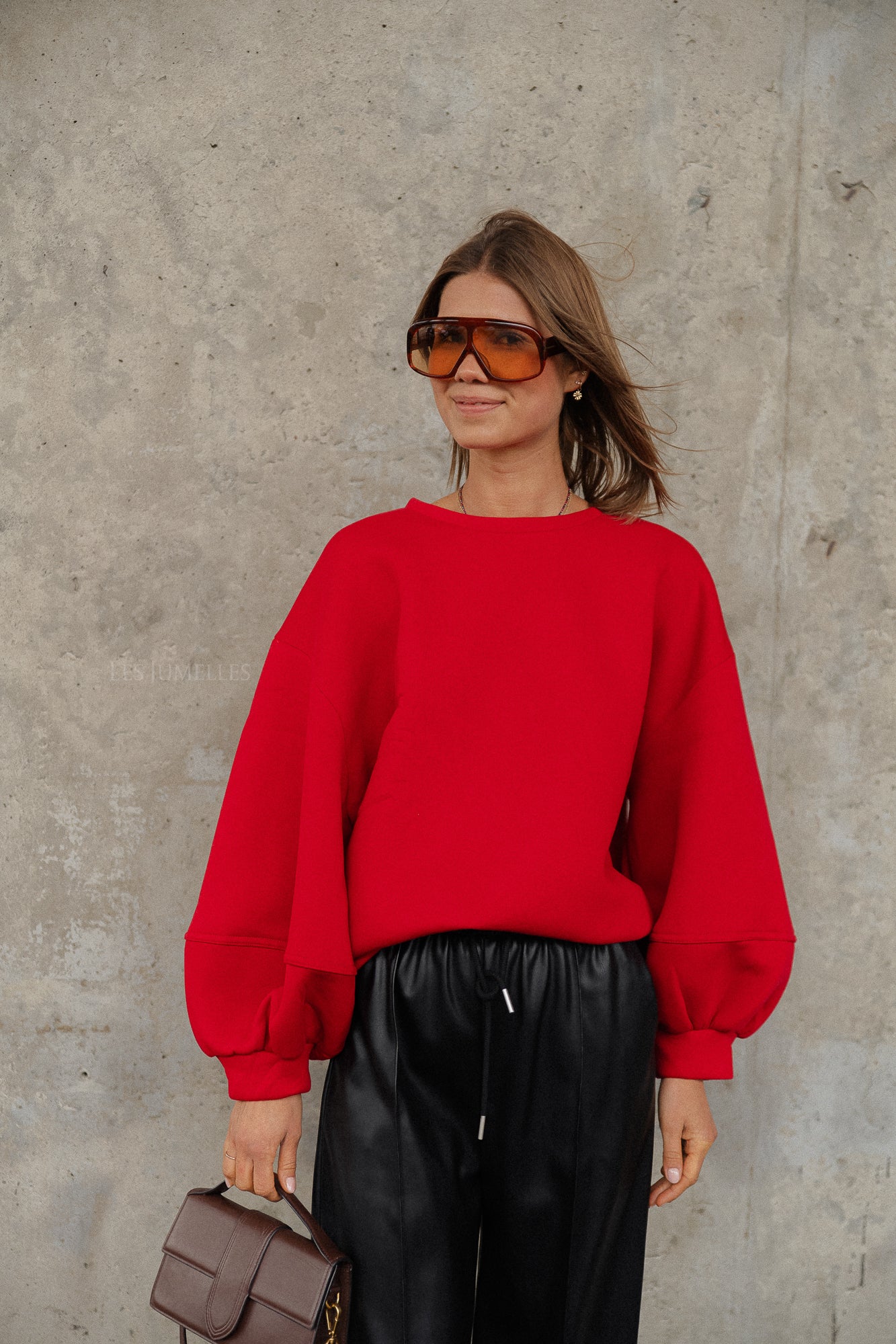 Pull Anke rouge foncé