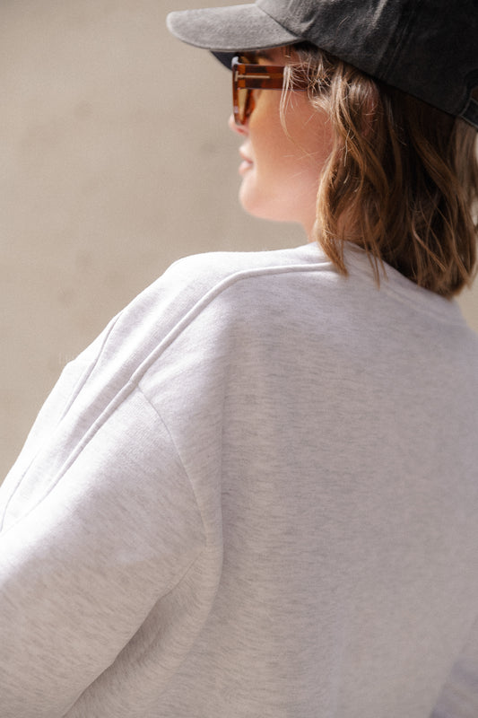 Les Jumelles Pull Sophie gris clair