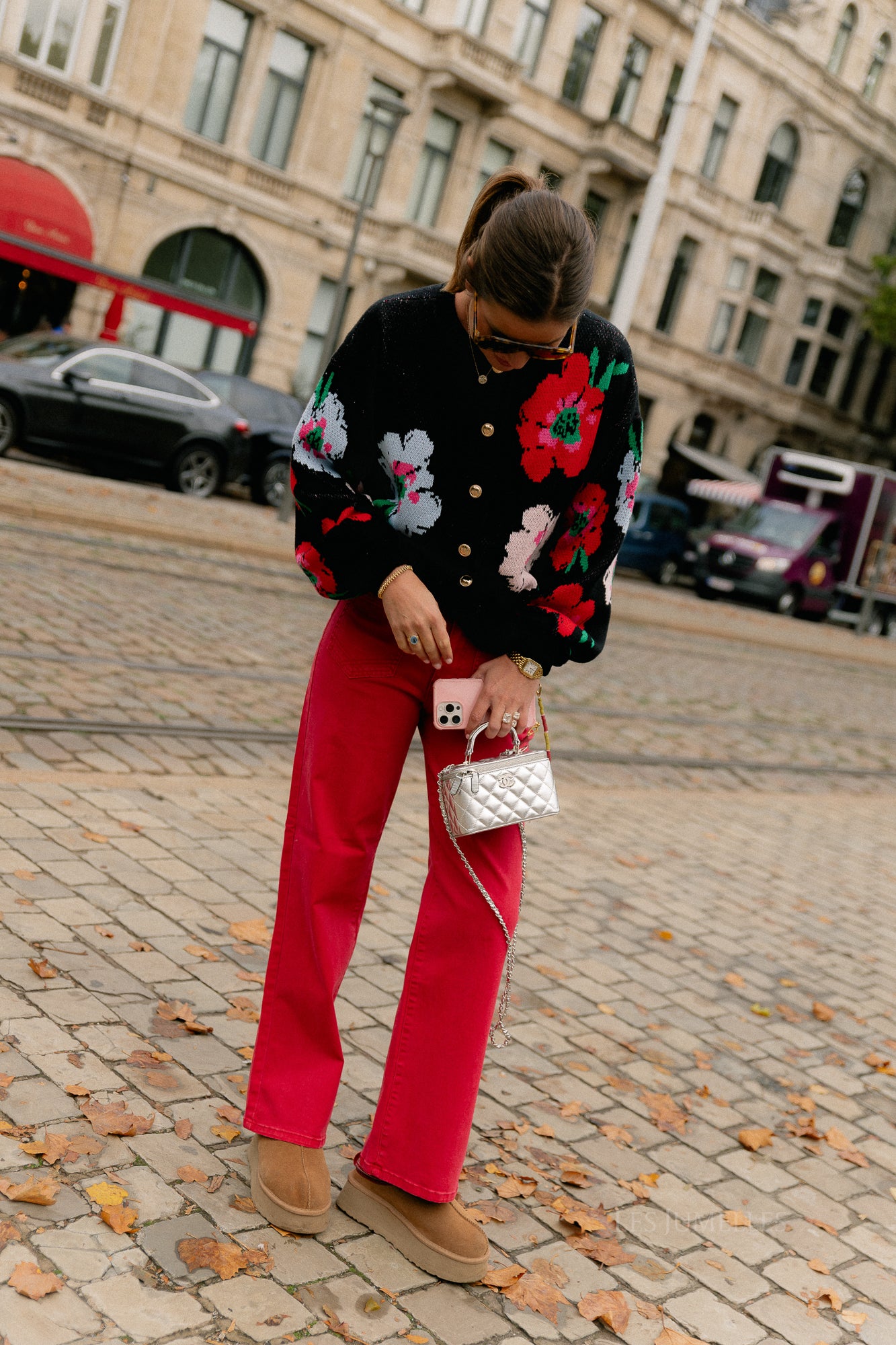 Jazz cardigan multi flower