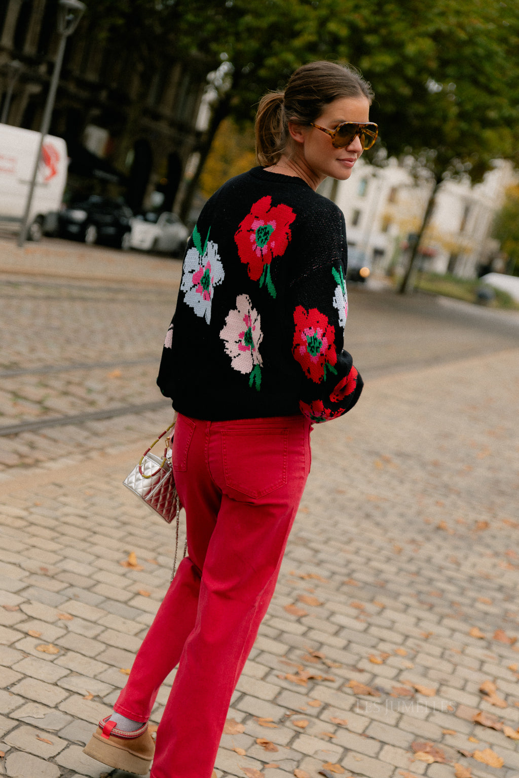 Jazz cardigan multi flower