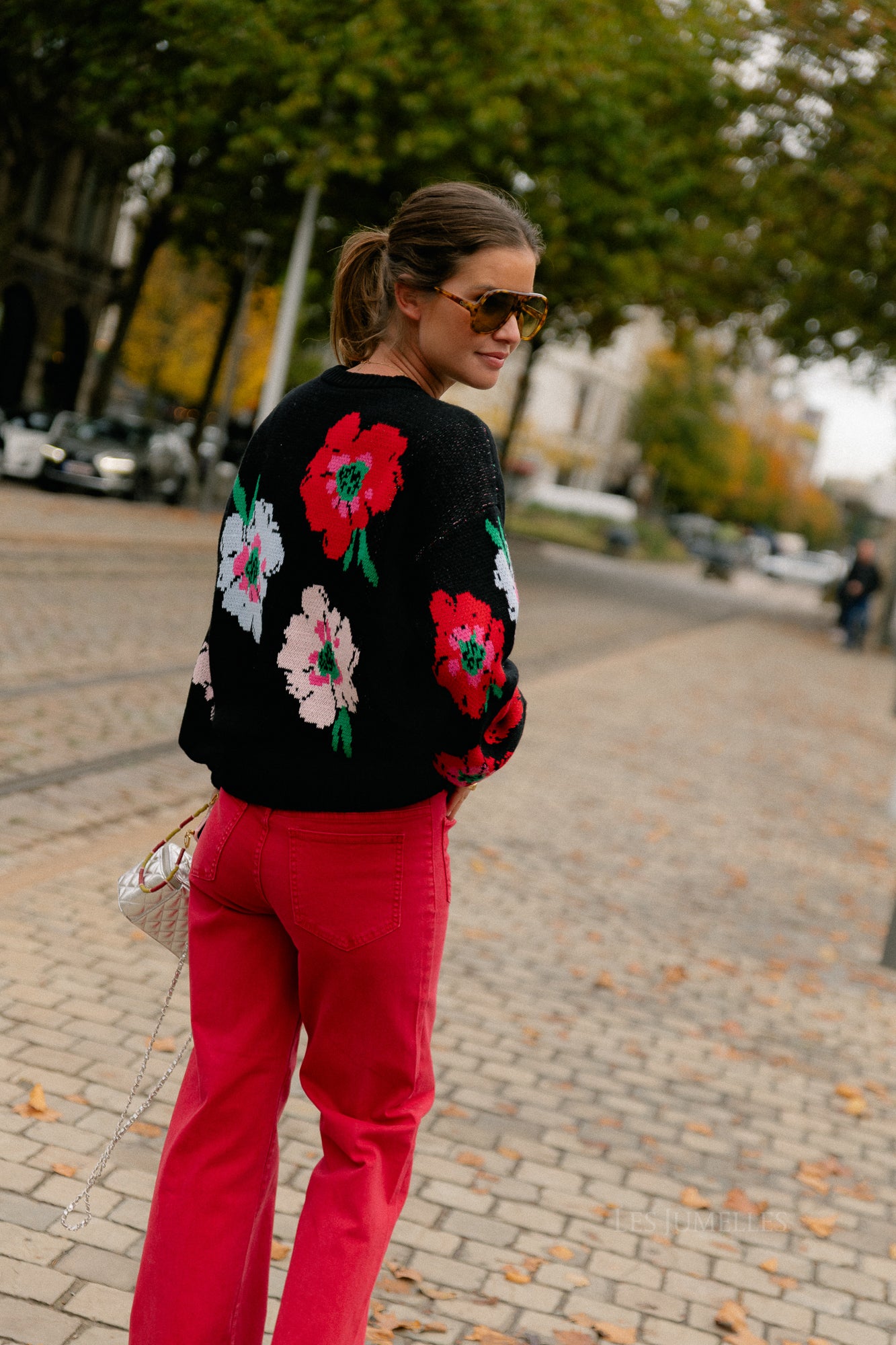 Jazz cardigan multi flower