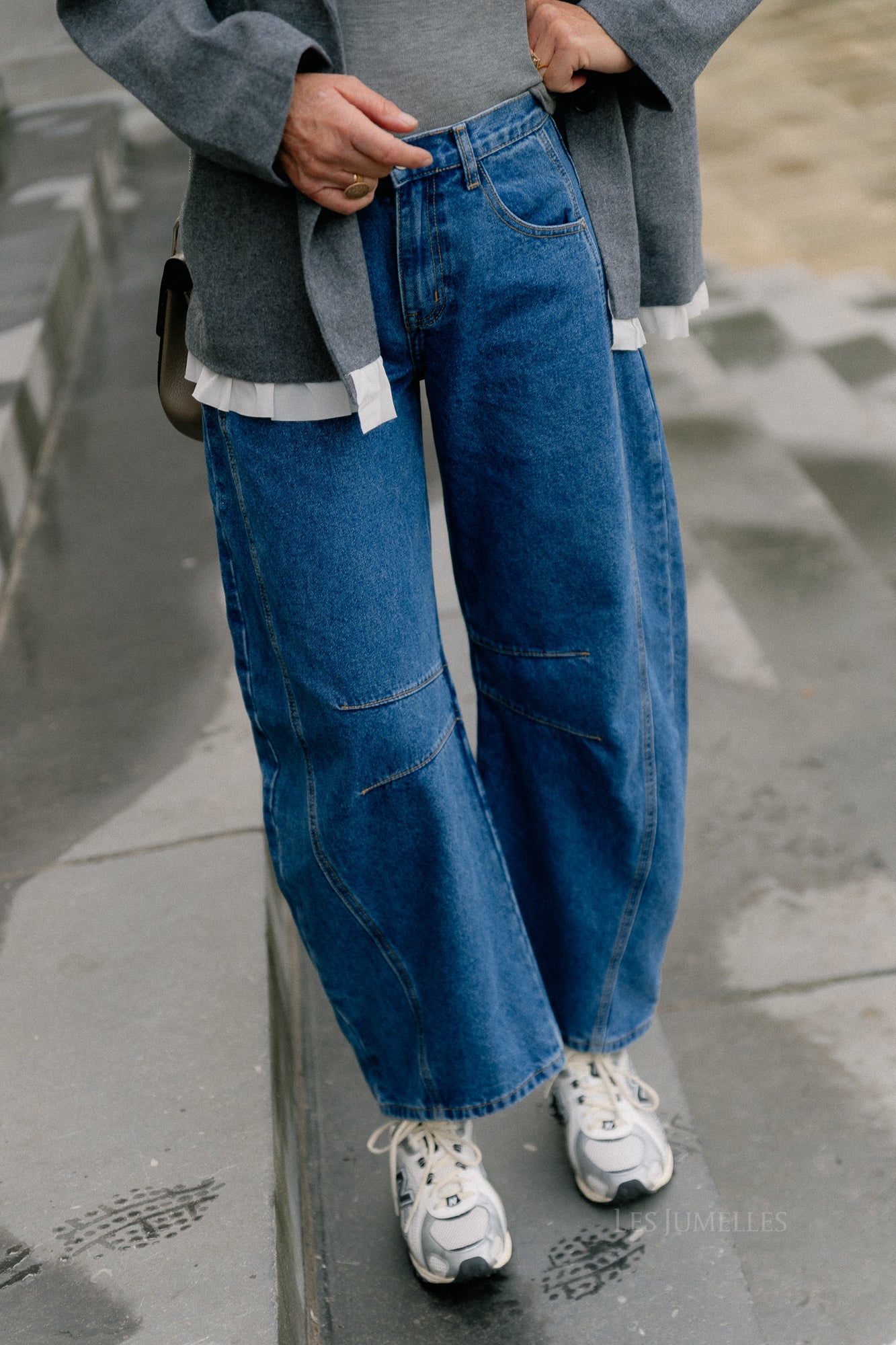 Audrey barrel jeans blue