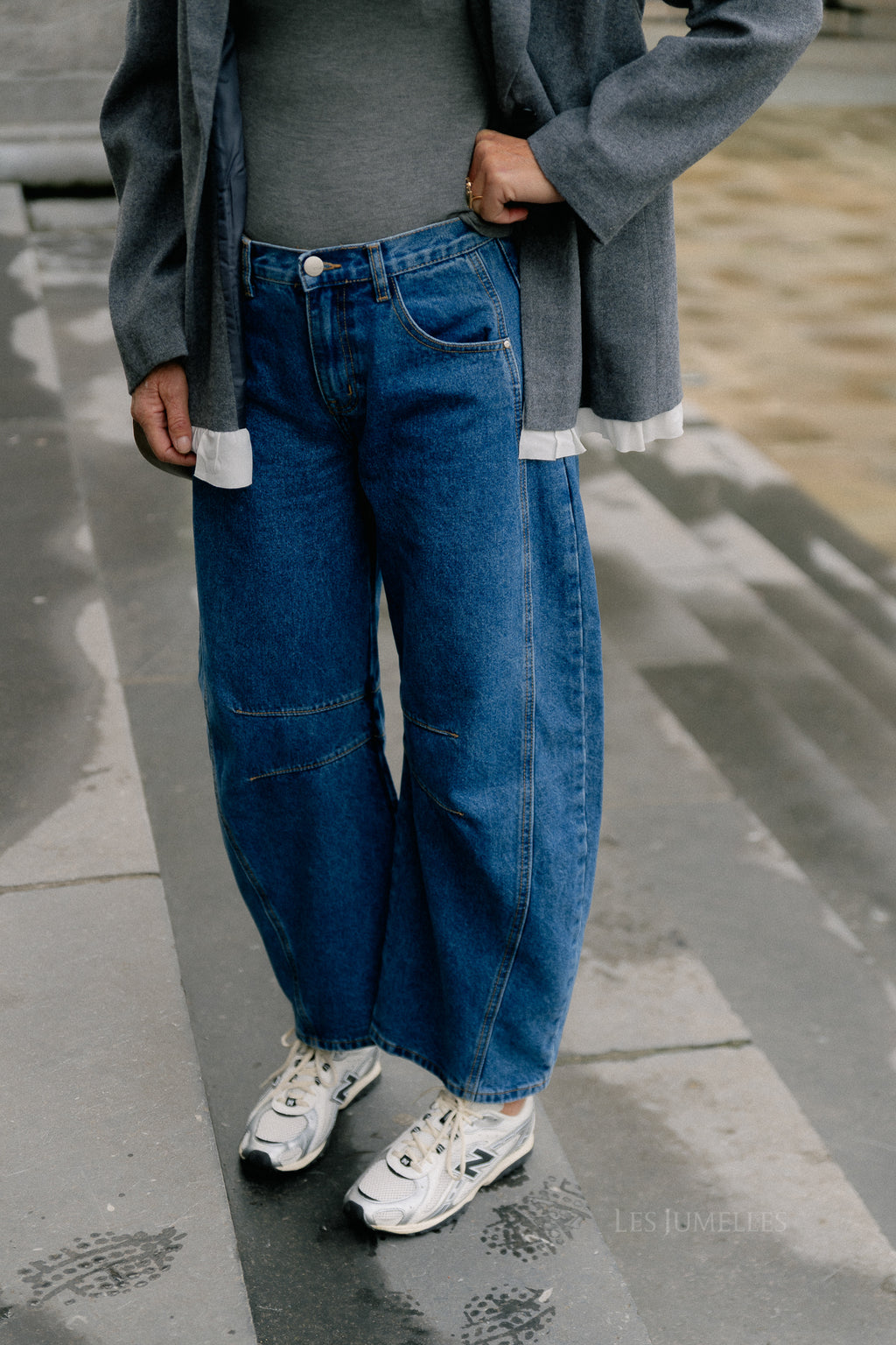 Audrey barrel jeans blue