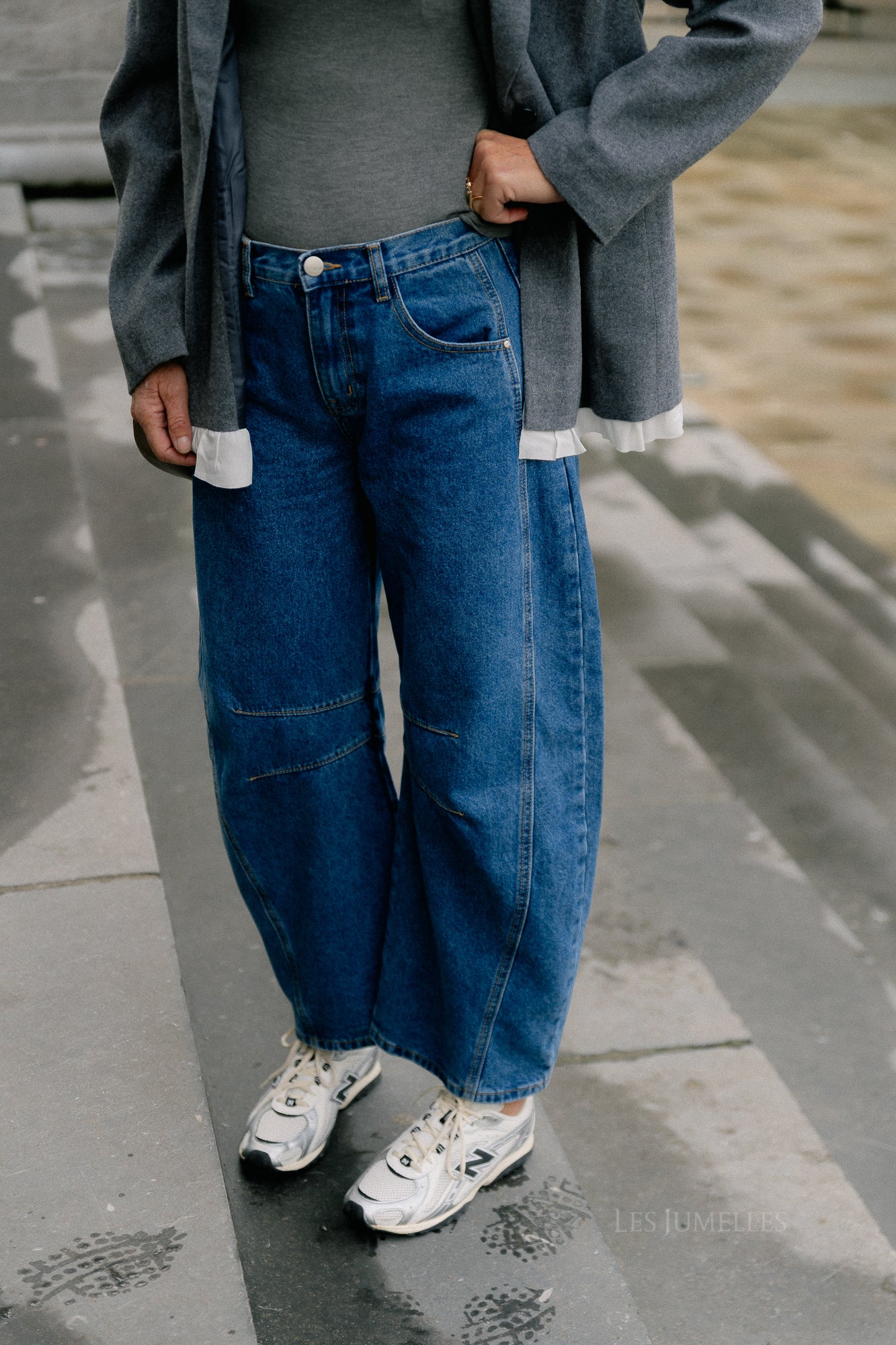 Audrey barrel jeans blue