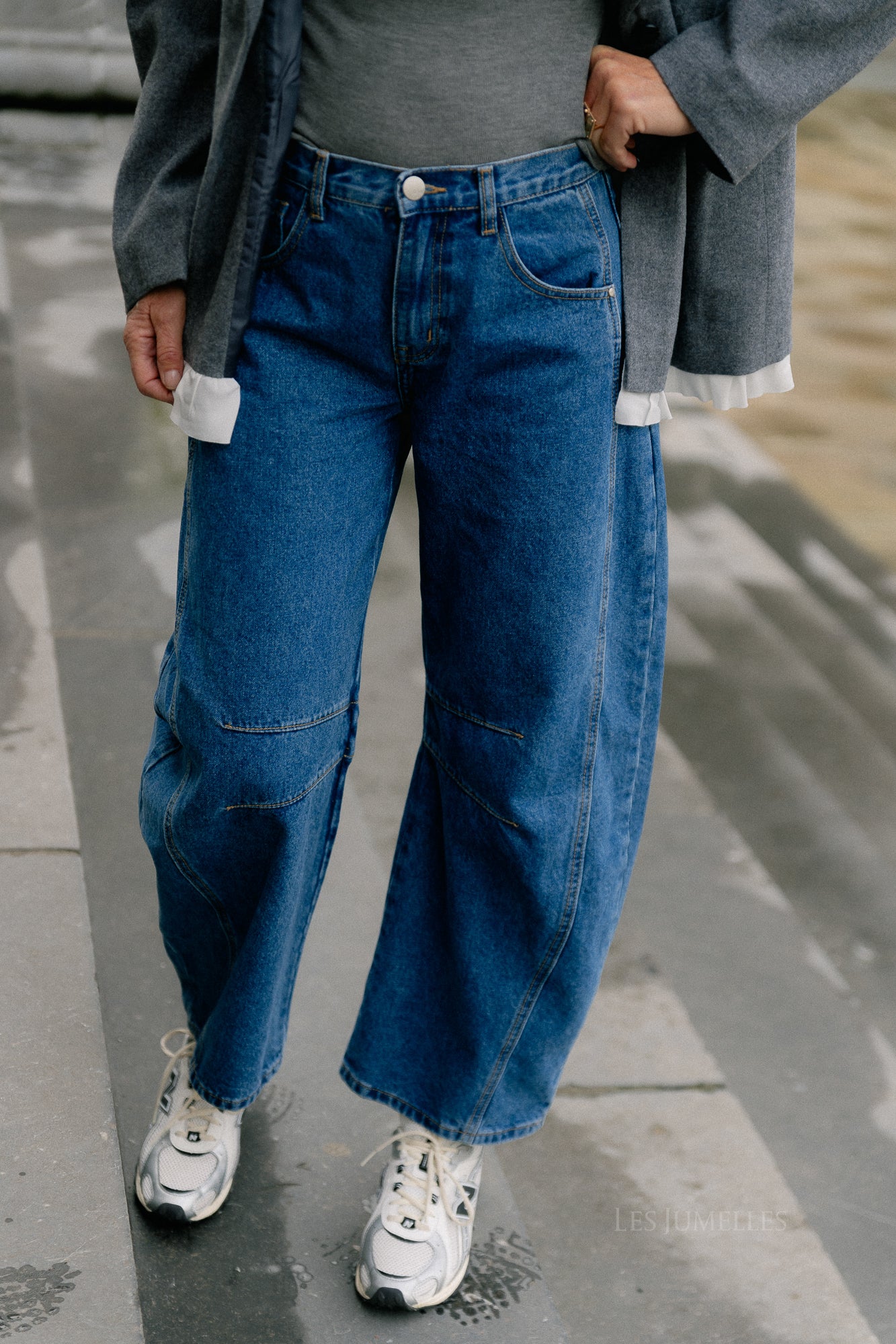Audrey barrel jeans blue
