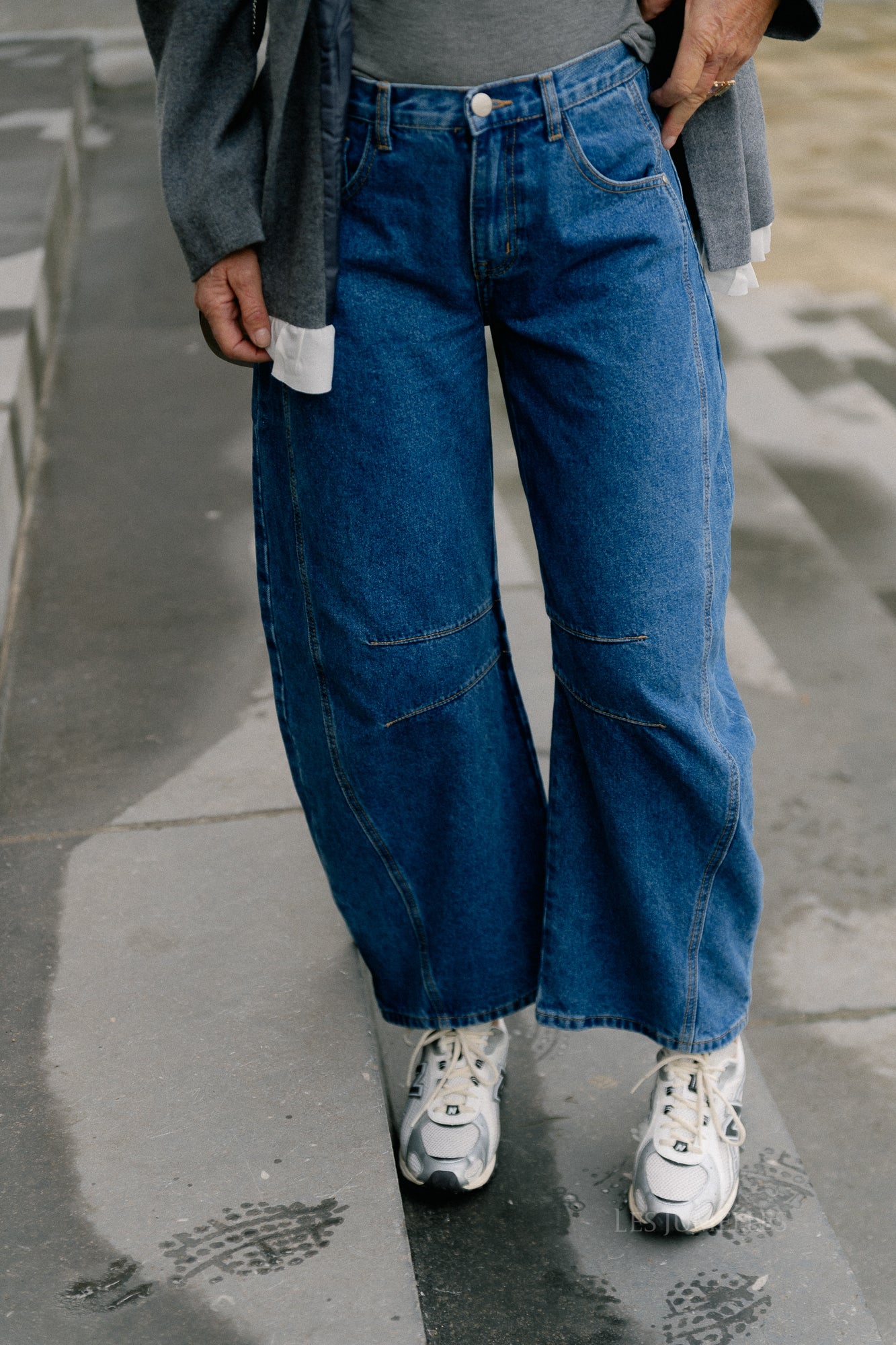 Audrey barrel jeans blue
