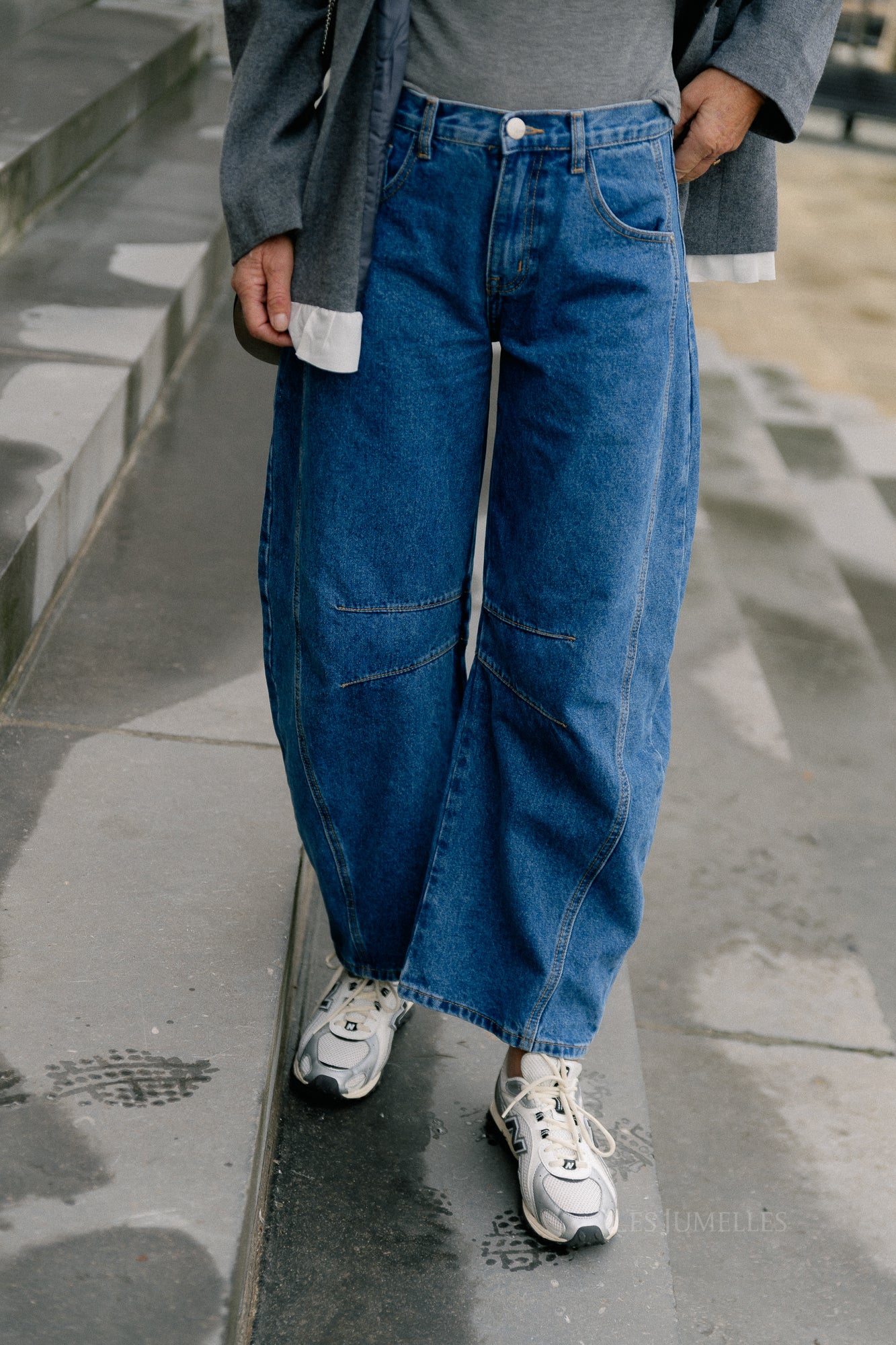 Audrey barrel jeans blue
