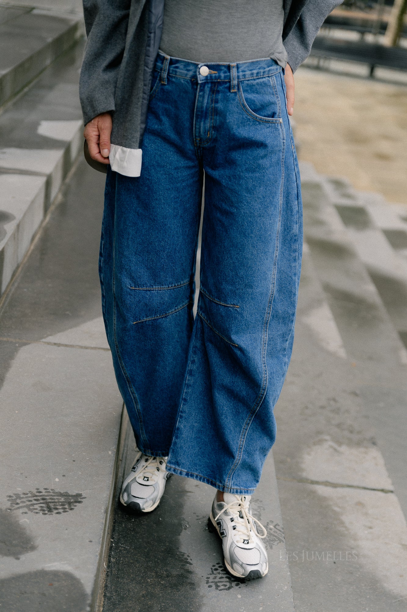 Audrey barrel jeans blue
