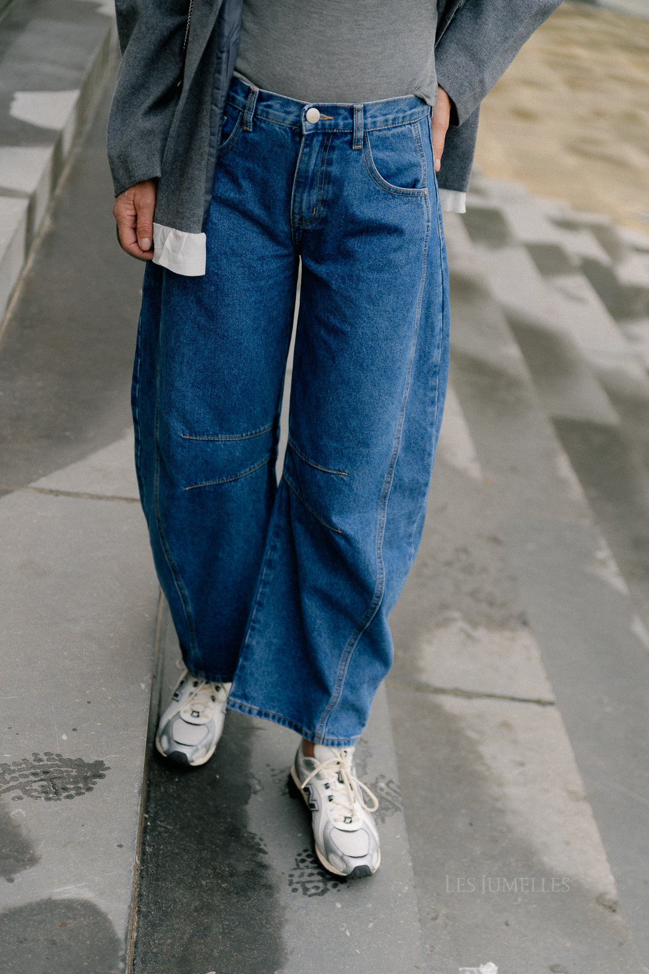 Audrey barrel jeans blue