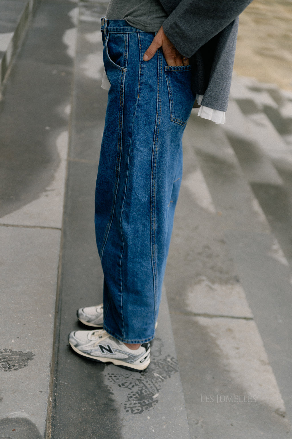 Audrey barrel jeans blue