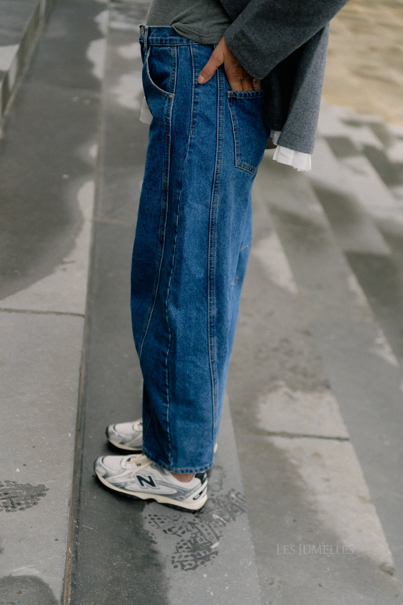 Audrey barrel jeans blue