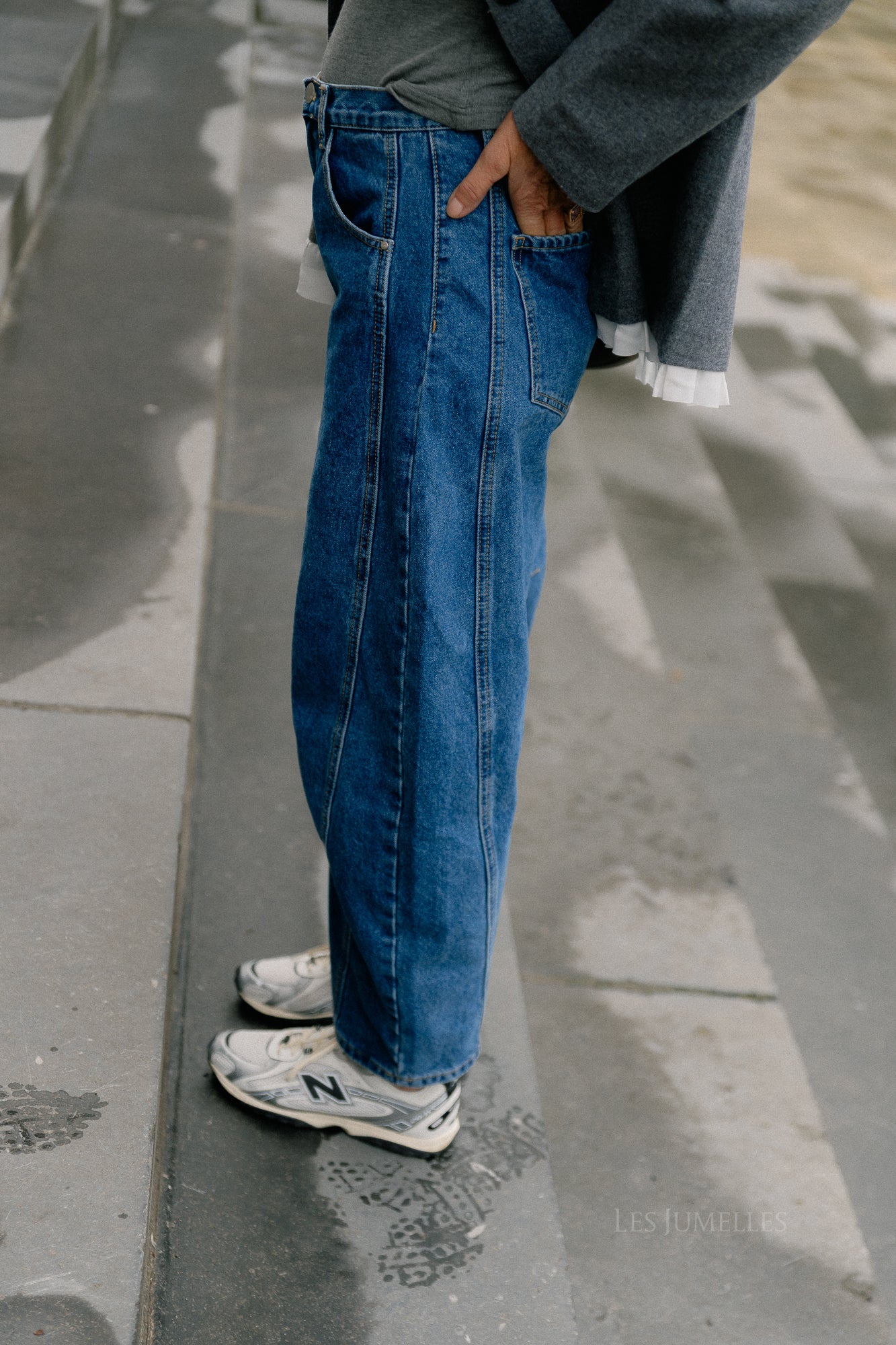 Audrey barrel jeans blue